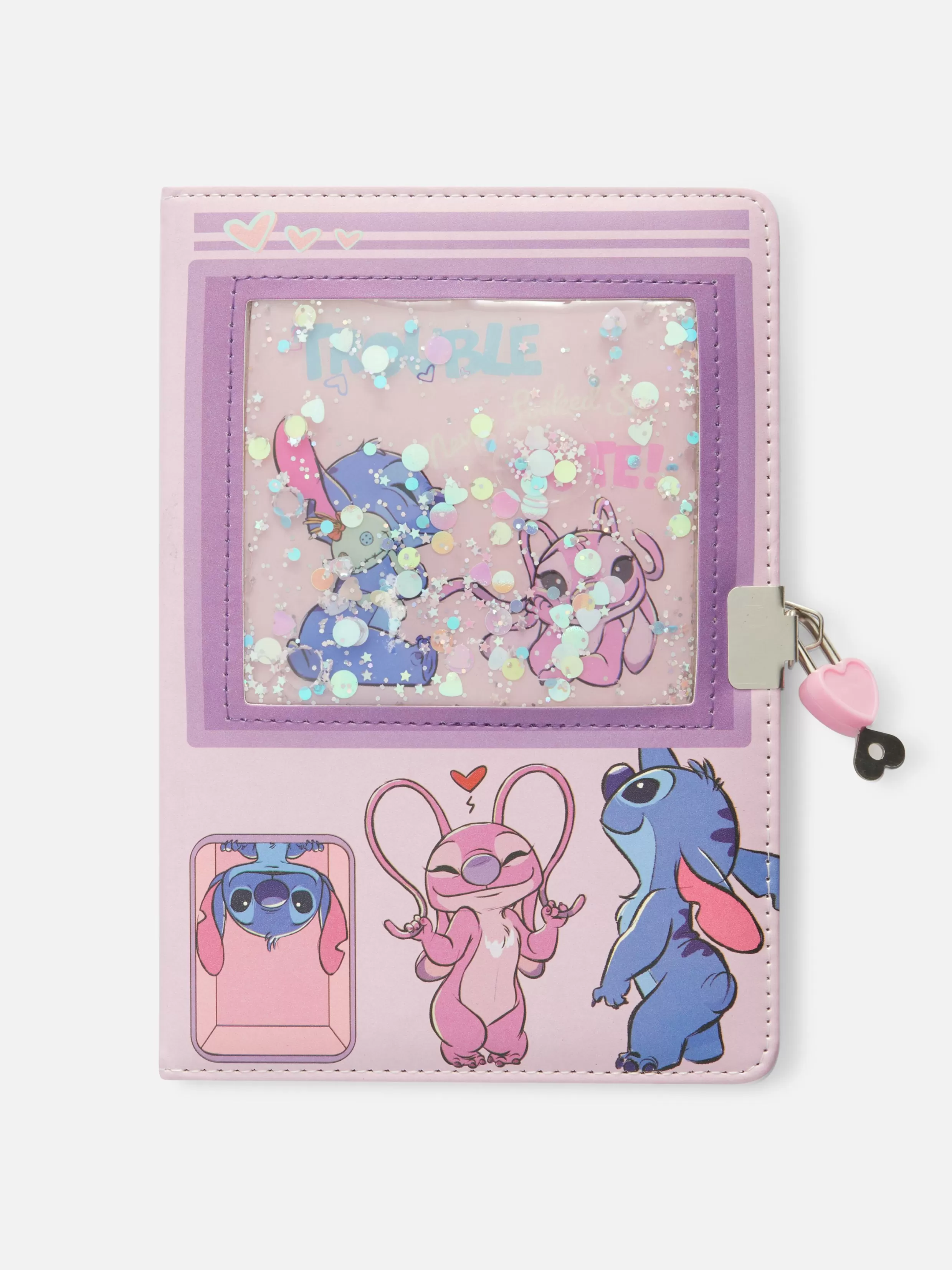 Primark Notitieboekjes^A5-notitieboek Met Slot Disney's Stitch