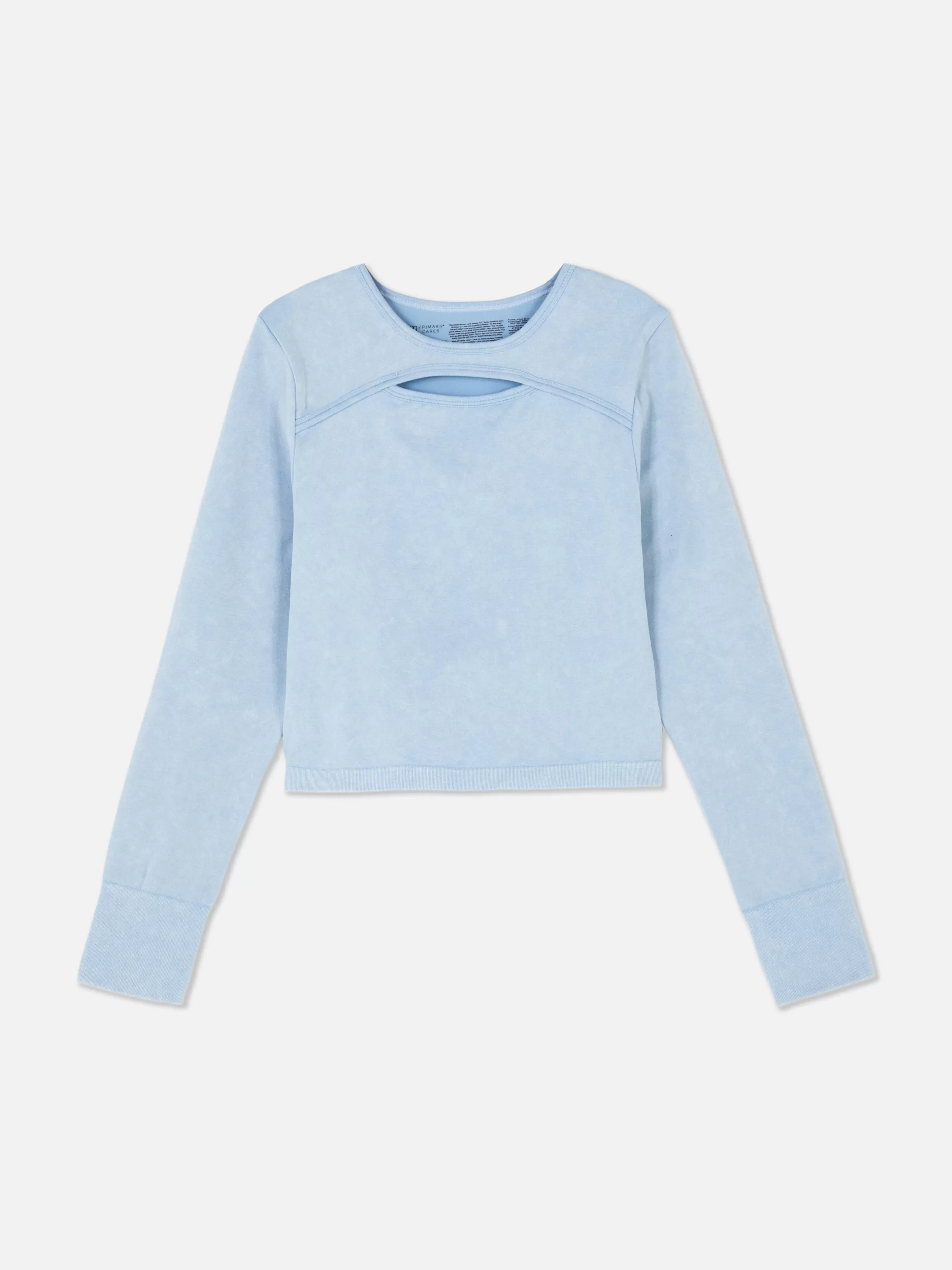 Primark Hoodies En Sweatshirts^Acid Wash Top Met Lange Mouwen