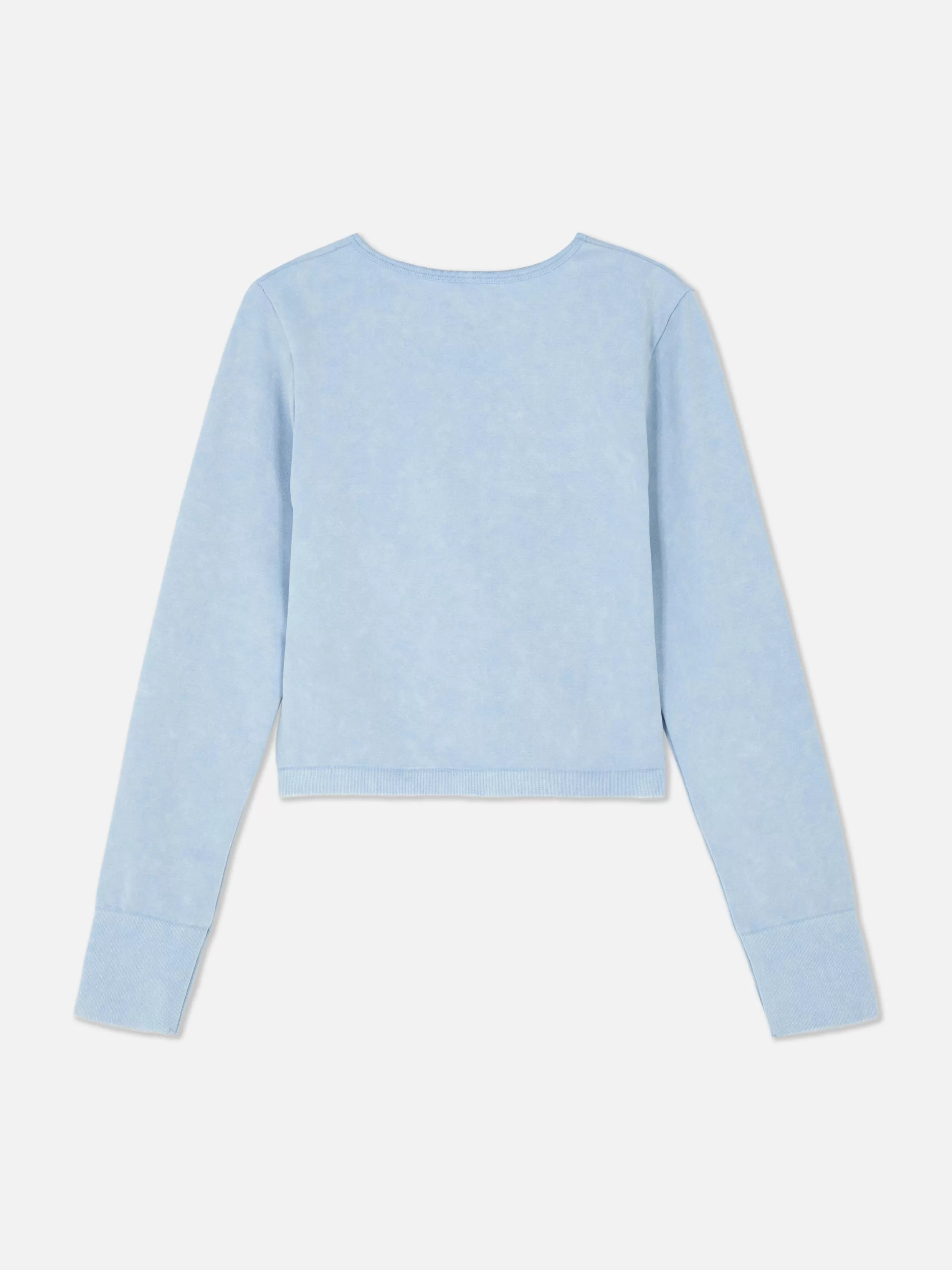 Primark Hoodies En Sweatshirts^Acid Wash Top Met Lange Mouwen