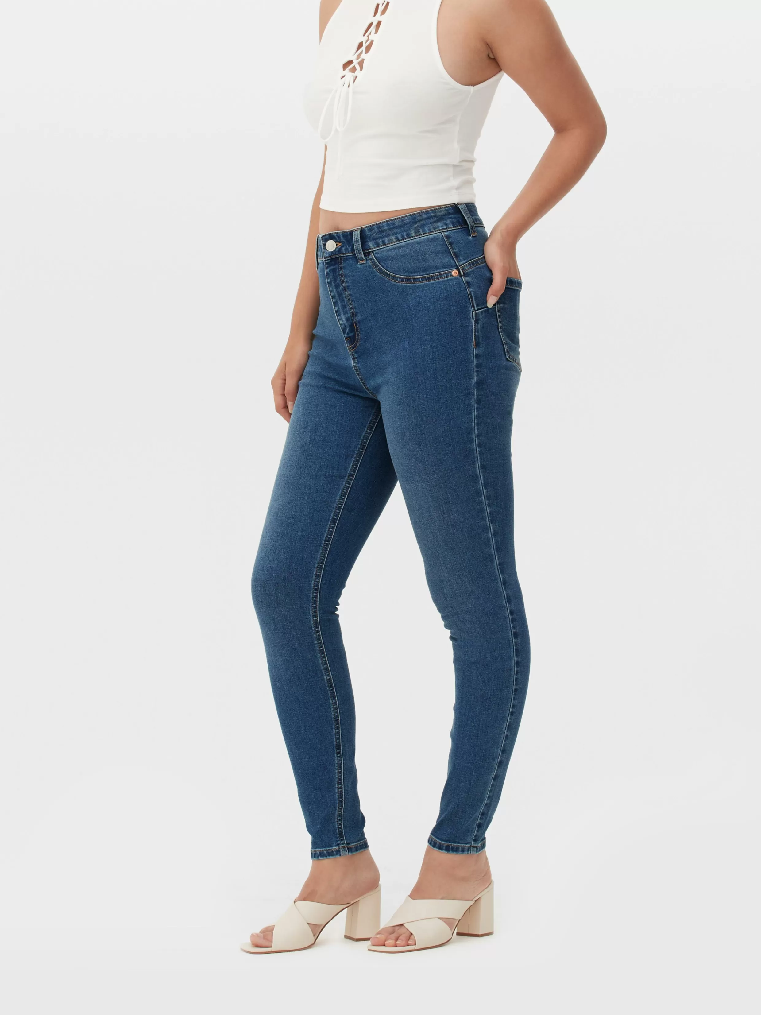 Primark Jeans^Afkledende Skinny Jeans