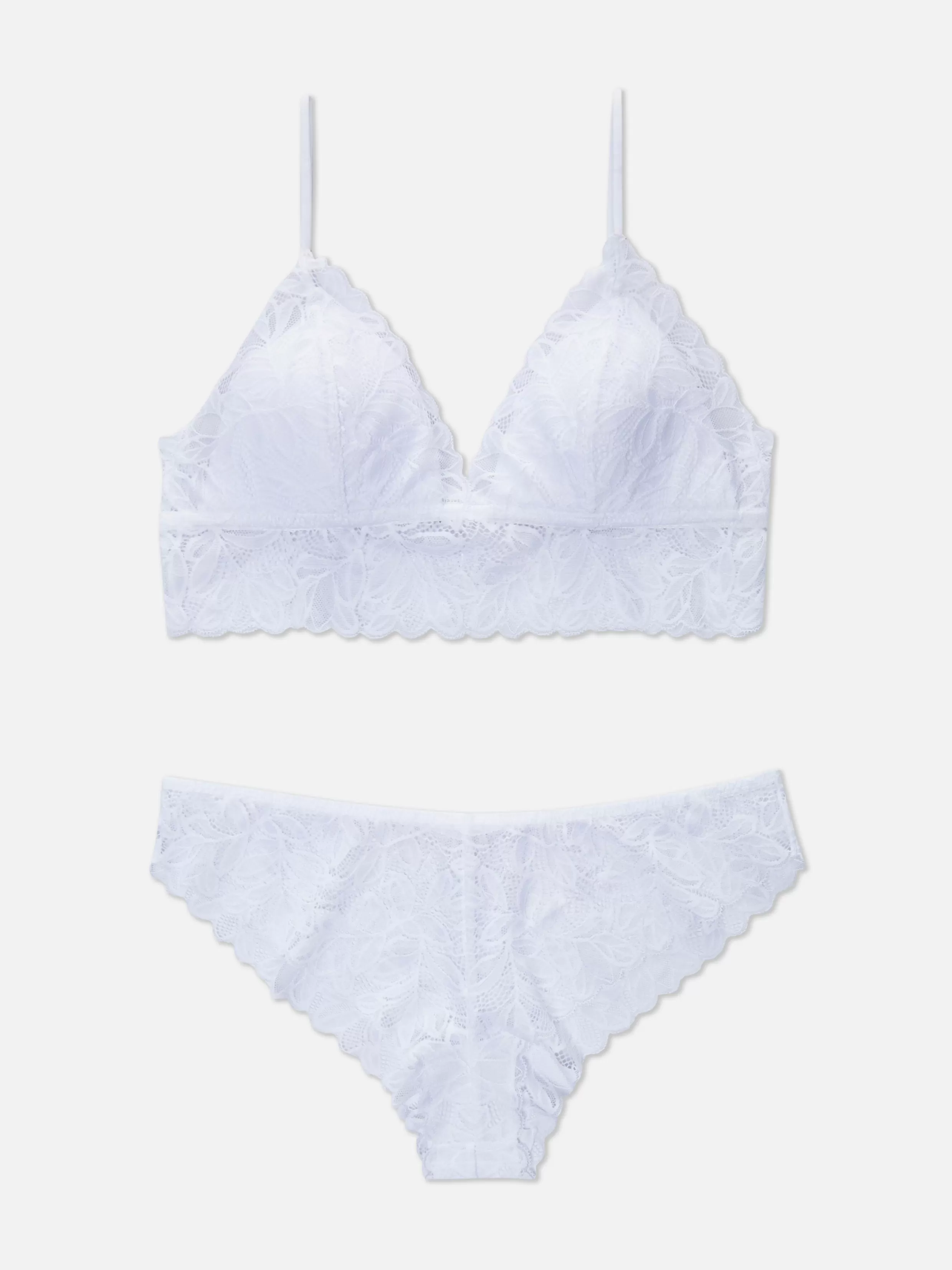 Primark Lingeriesets^All Over Kanten Bralette En Brazilian Lingerieset