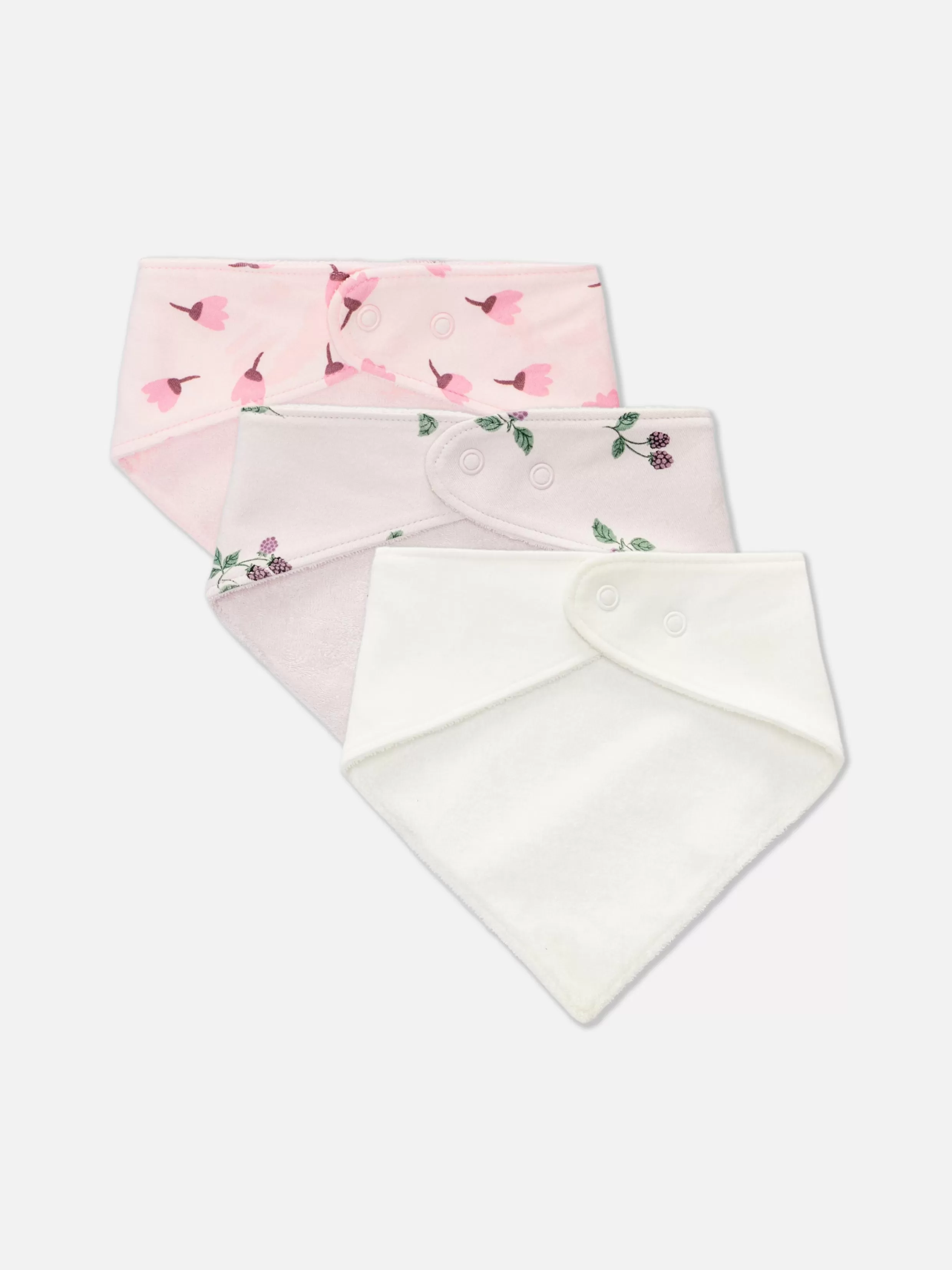 Primark Voeden En Eerste Hapjes^Bandana-slabbetjes Met Bessenprint, Set Van 3