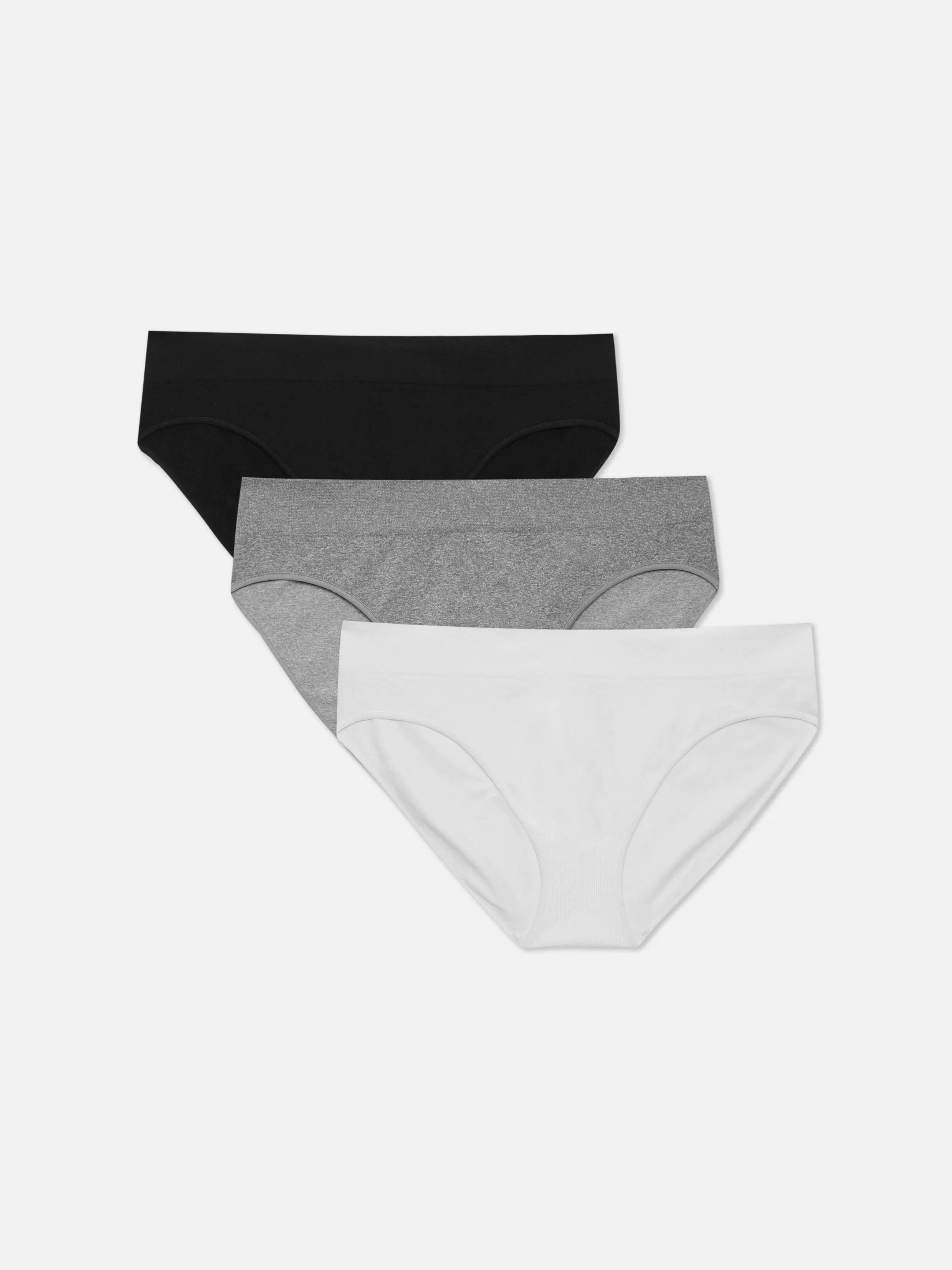 Primark Ondergoed^Basic Naadloze Mini-slips, Set Van 3