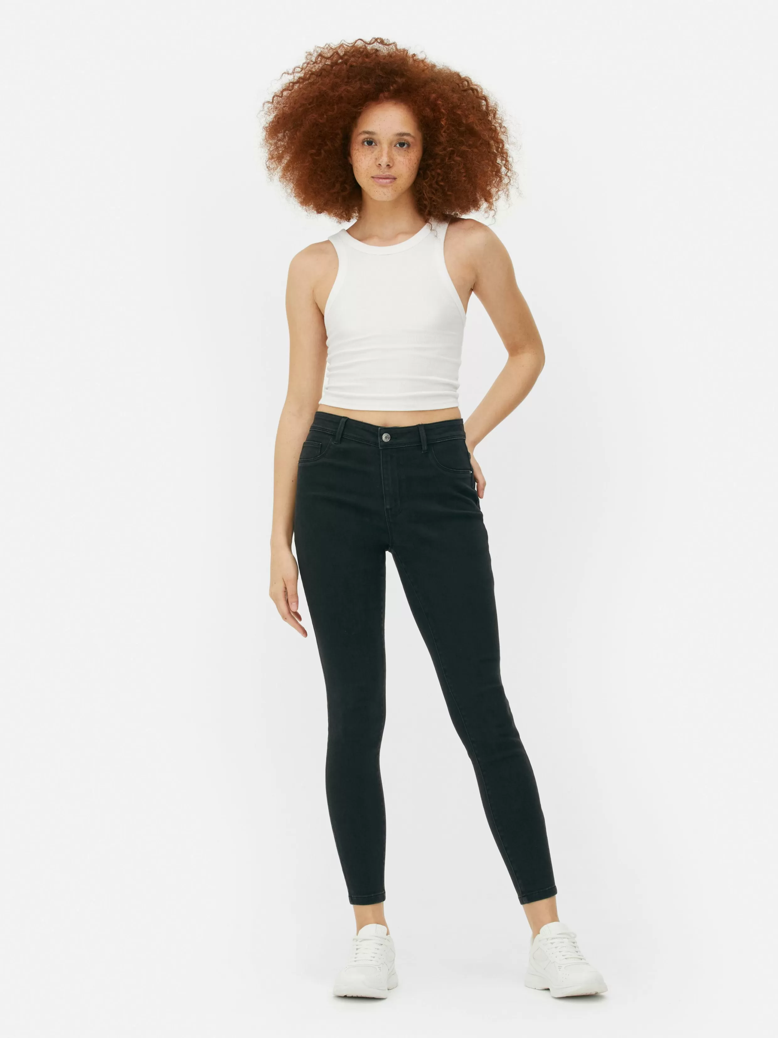 Primark Jeans^Basic Skinny Jeans Met Halfhoge Taille