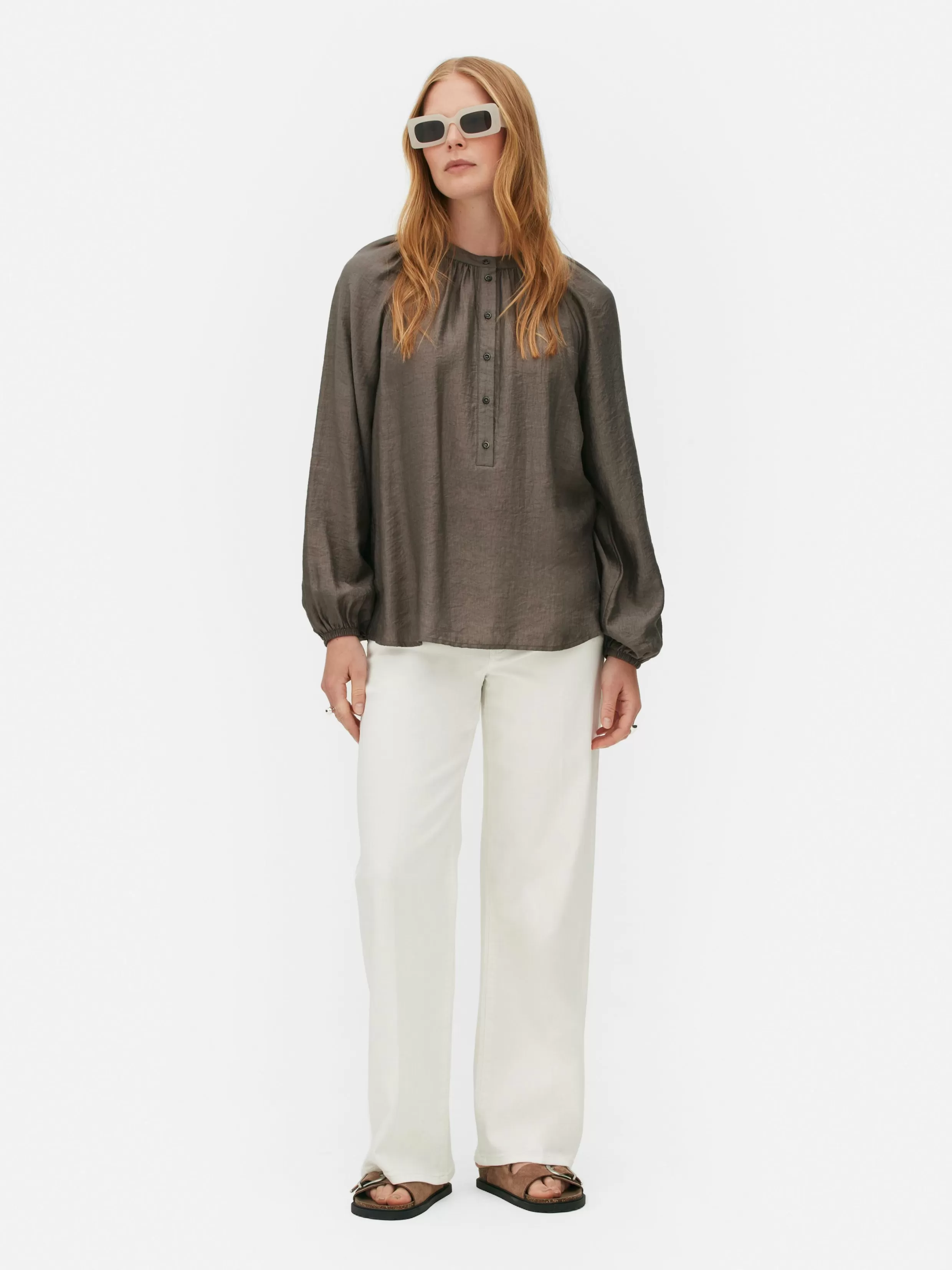 Primark Overhemden En Blouses^Blouse Met Ballonmouwen The Edit