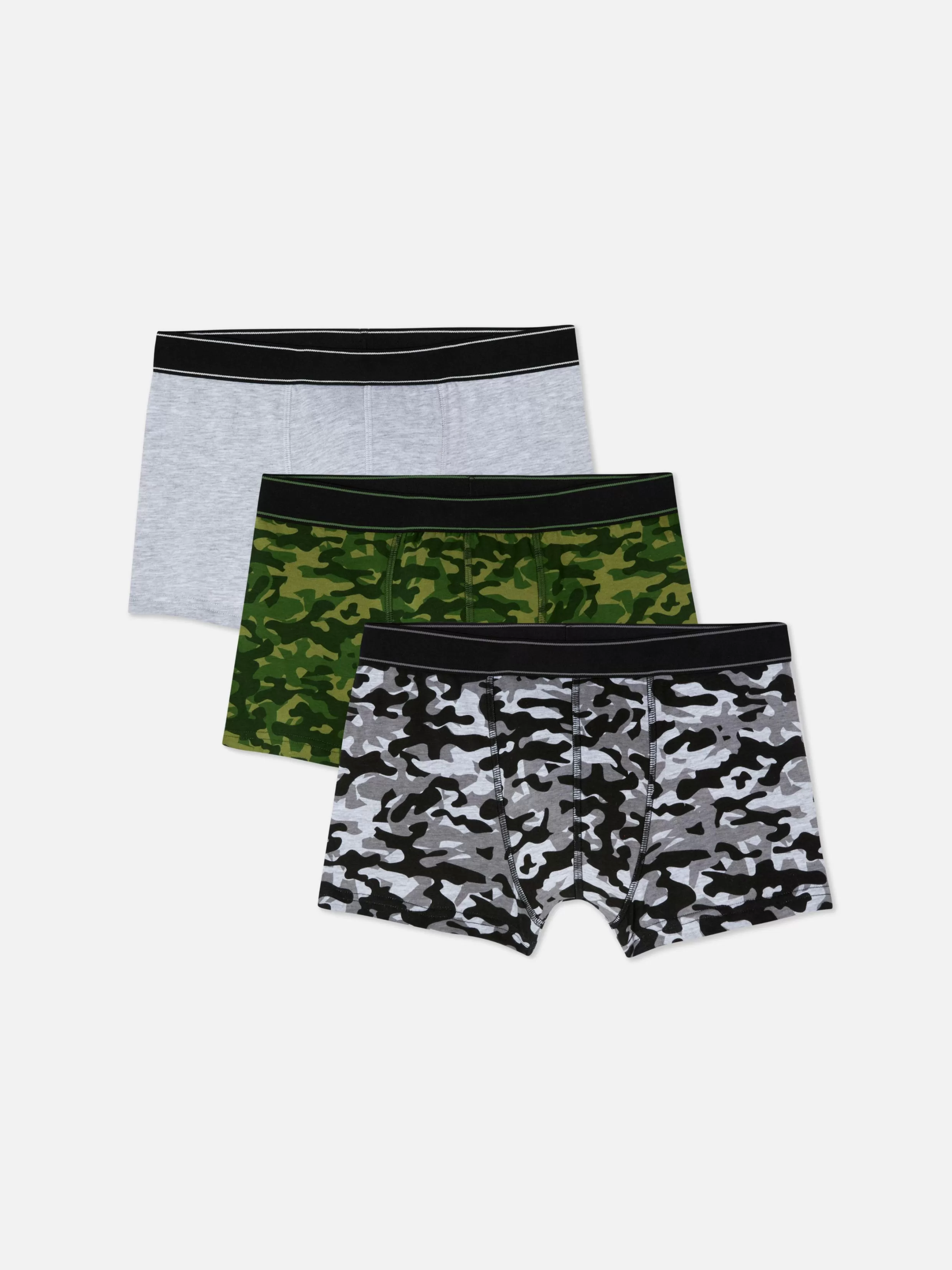 Primark Ondergoed^Boxer Briefs Met Camouflageprint, Set Van 3