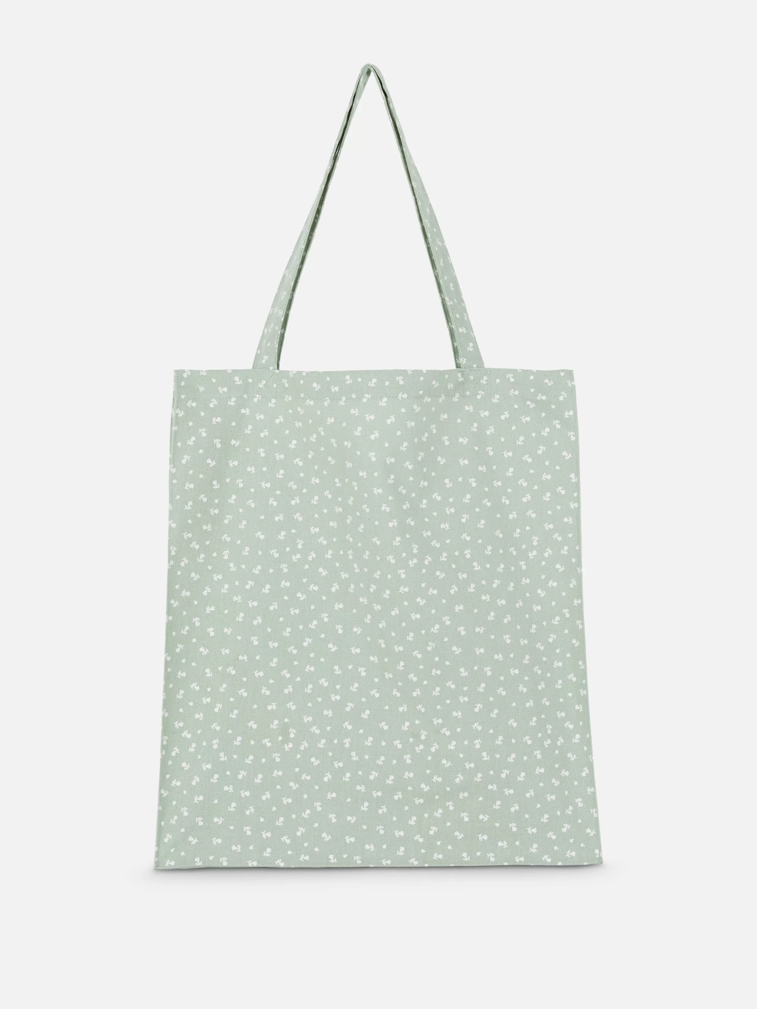 Primark Tassen En Portemonnees^Canvas Shopper Van Katoen Met Bloemenprint