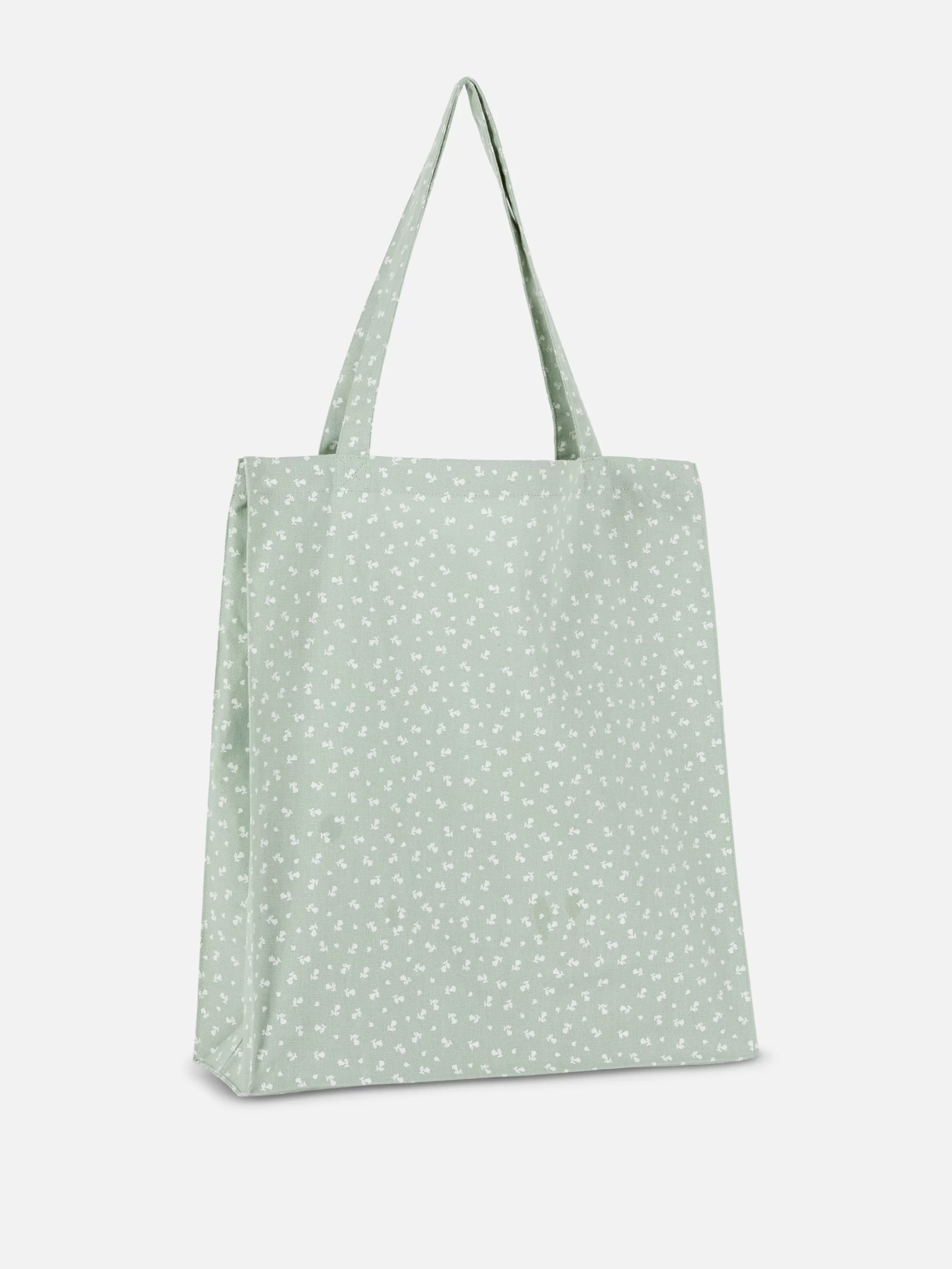 Primark Tassen En Portemonnees^Canvas Shopper Van Katoen Met Bloemenprint