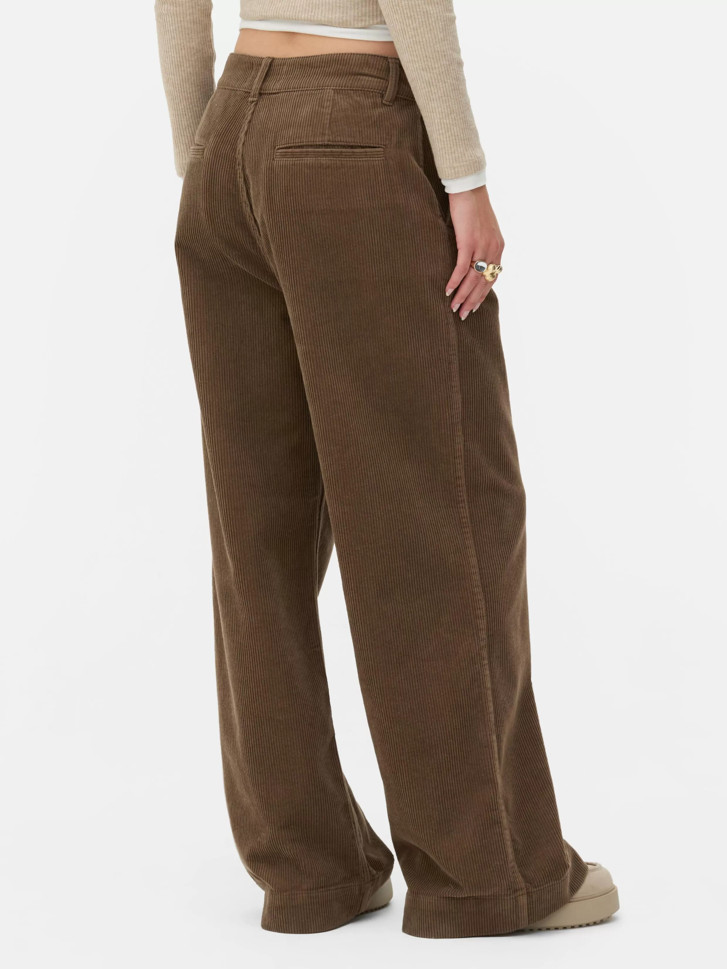 Primark Spijkerstof | Broeken En Leggings^Corduroy Broek Met Wijde Pijpen Rita Ora