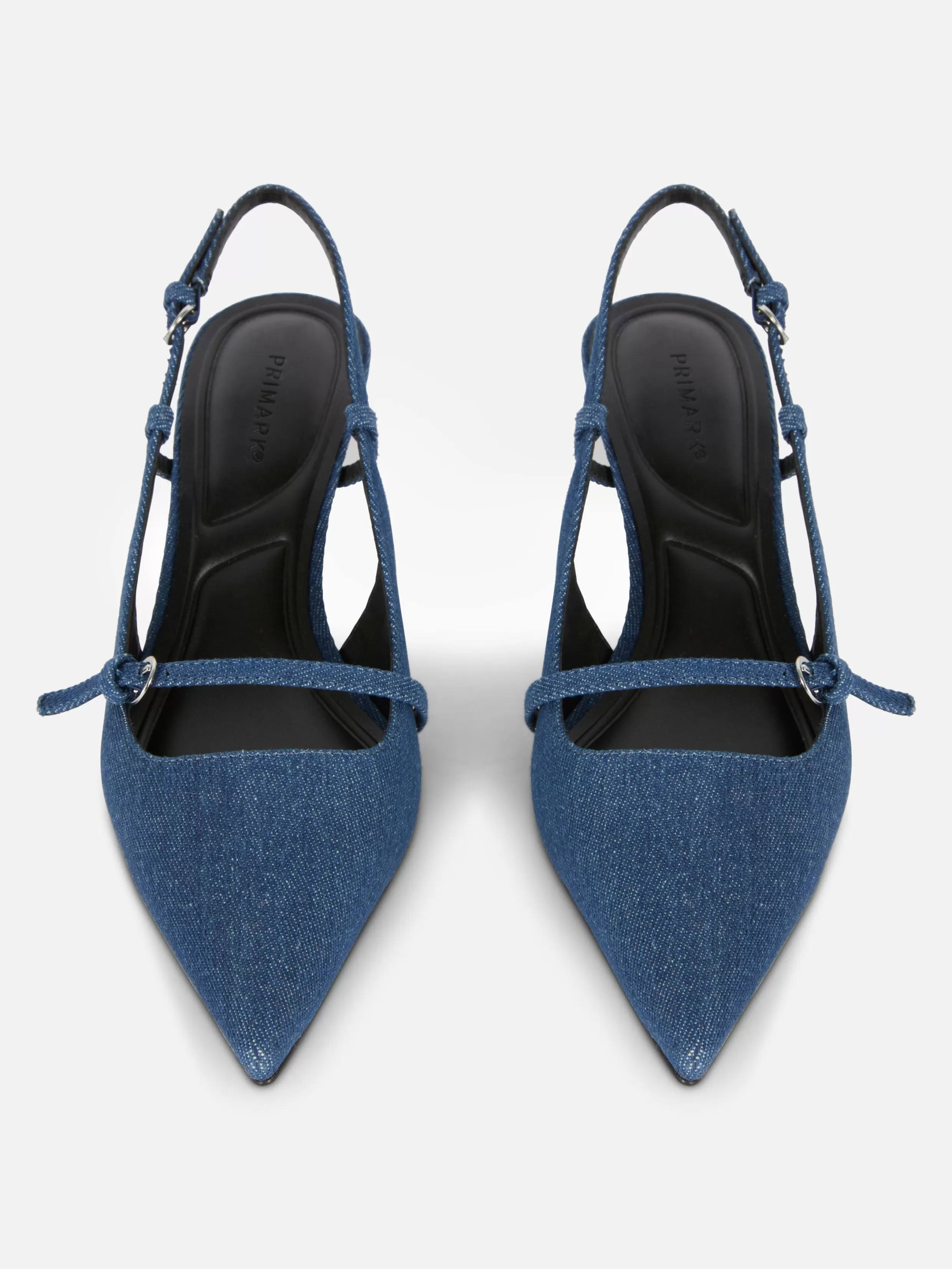 Primark Pumps | Spijkerstof^Denim Pumps Met Hakje En Gespriempje