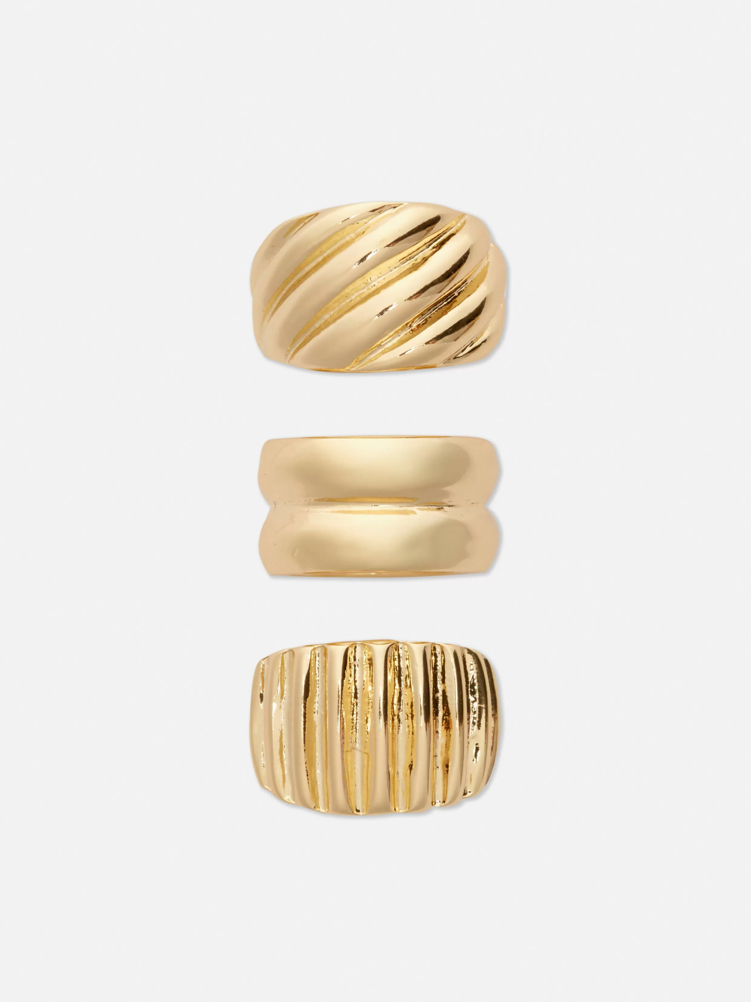 Primark Sieraden^Diverse Robuuste Ringen, Set Van 3