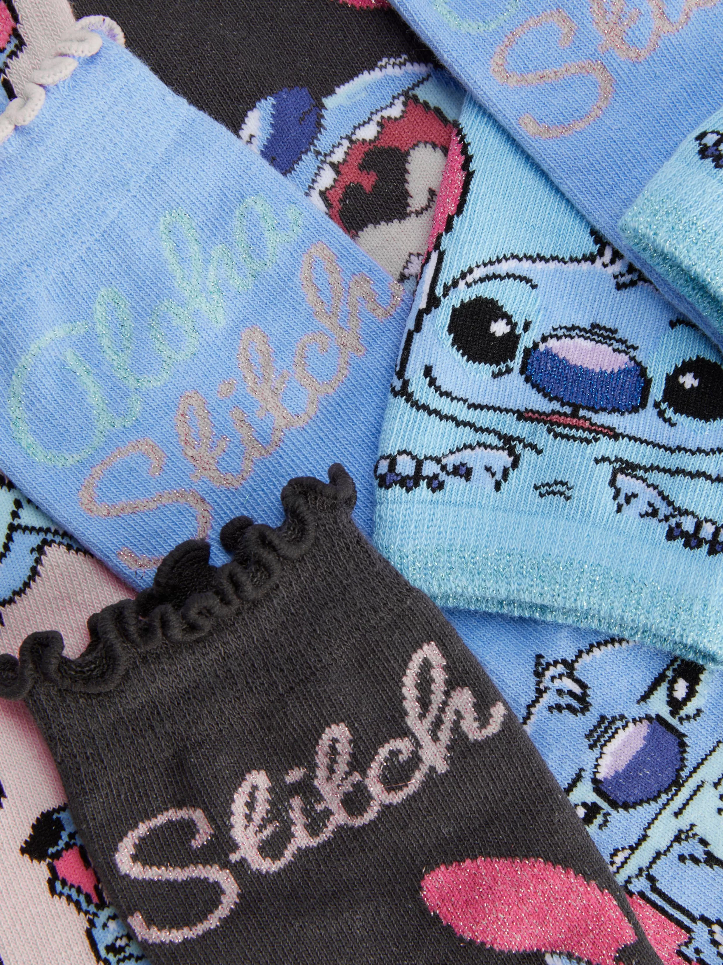 Primark Sokken, Maillots En Panty'S^Enkelsokken Disney's Stitch, 4 Paar