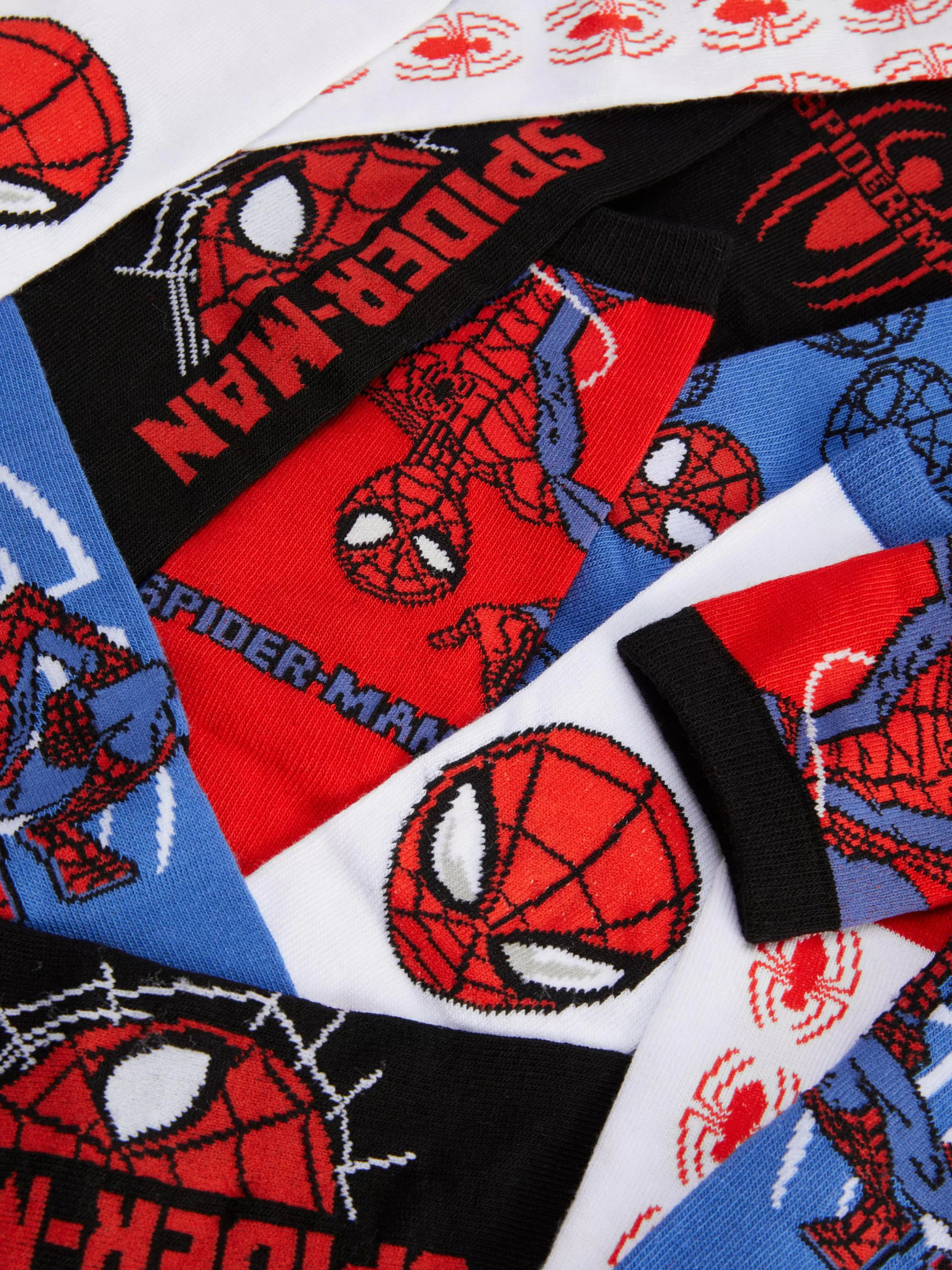 Primark Sokken^Enkelsokken Marvel Spider-Man, 7 Paar