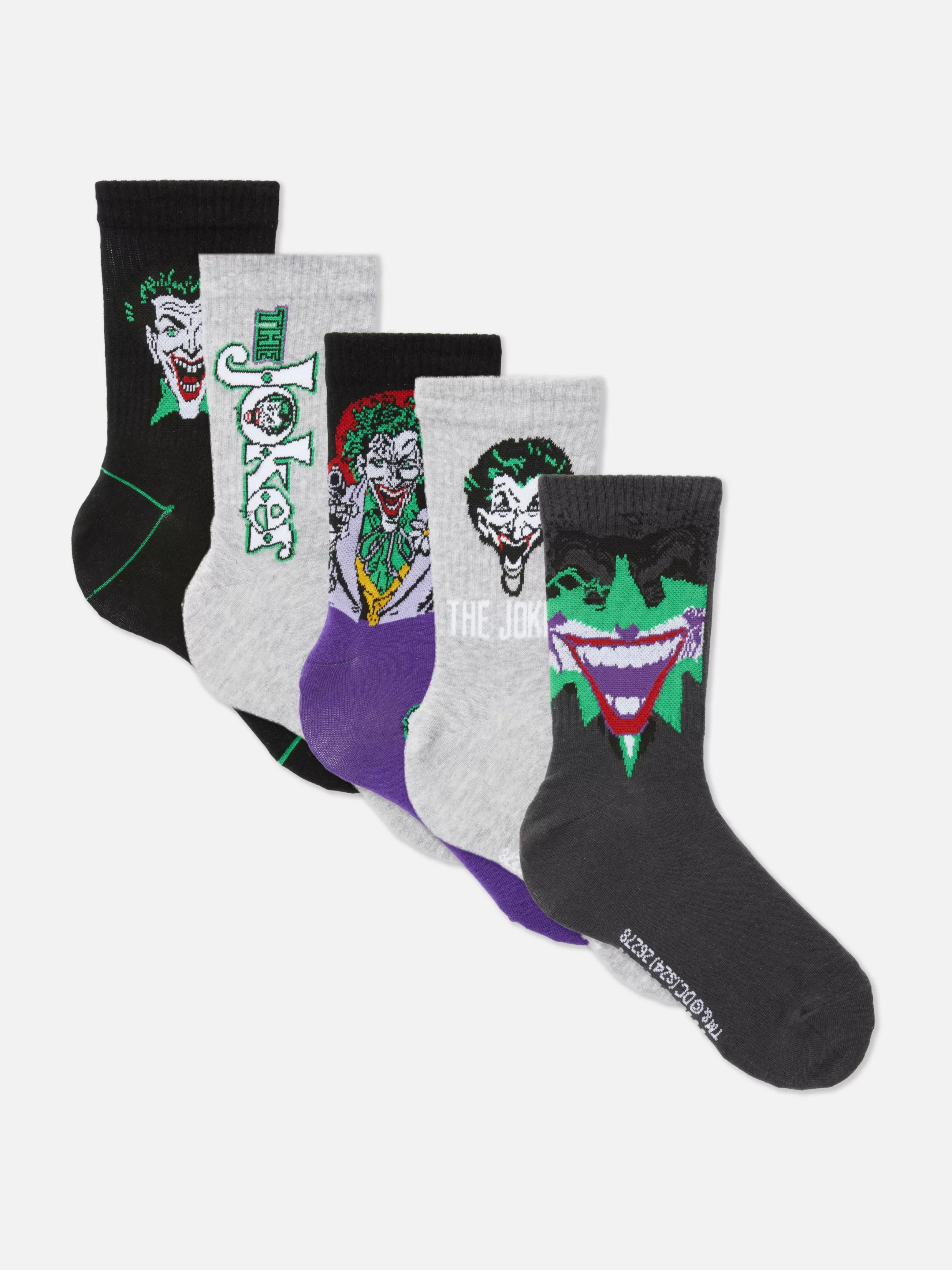 Primark Sokken^Enkelsokken The Joker, 5 Paar