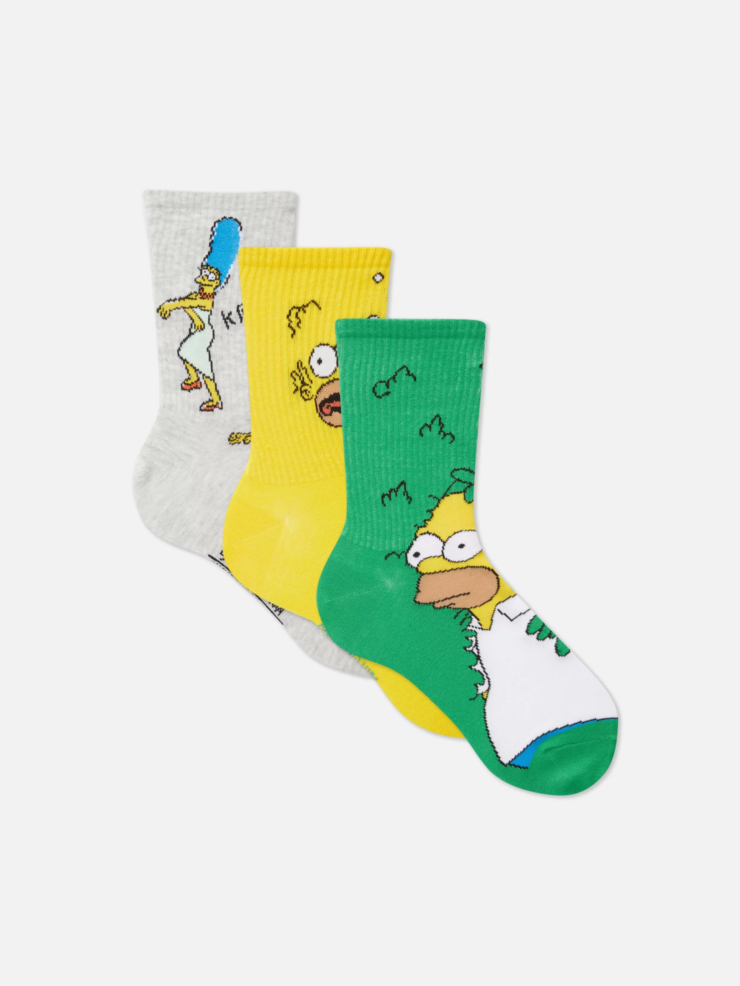 Primark Sokken^Enkelsokken The Simpsons, 3 Paar