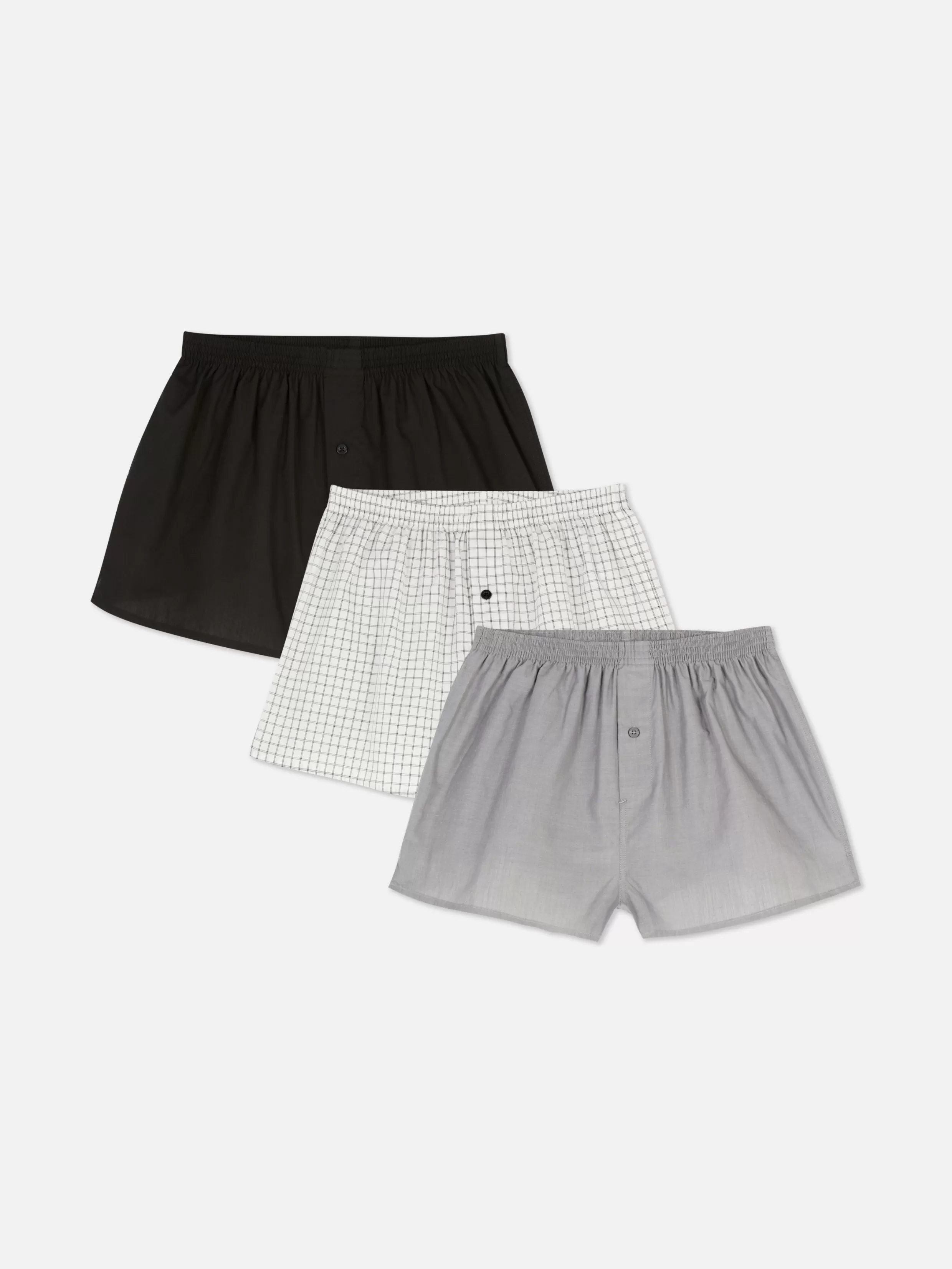 Primark Ondergoed^Essential Geruite Boxers, Set Van 3