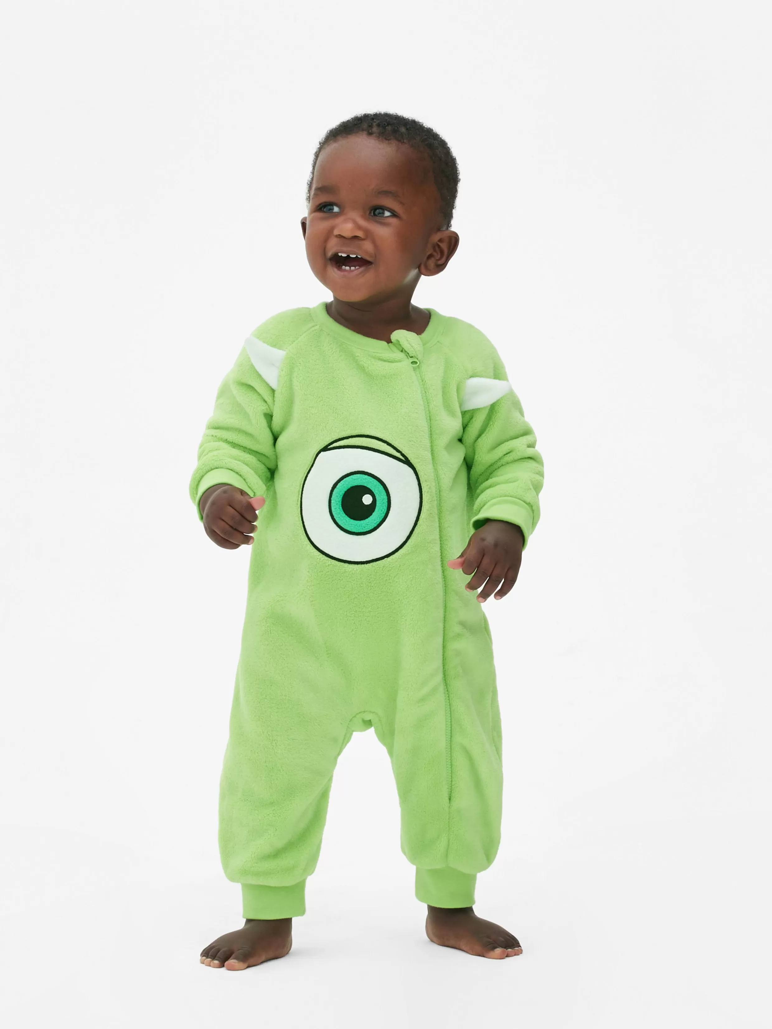 Primark Pyjama'S En Nachtkleding^Fleece Onesie Met Rits Voor Baby's Monsters, Inc.