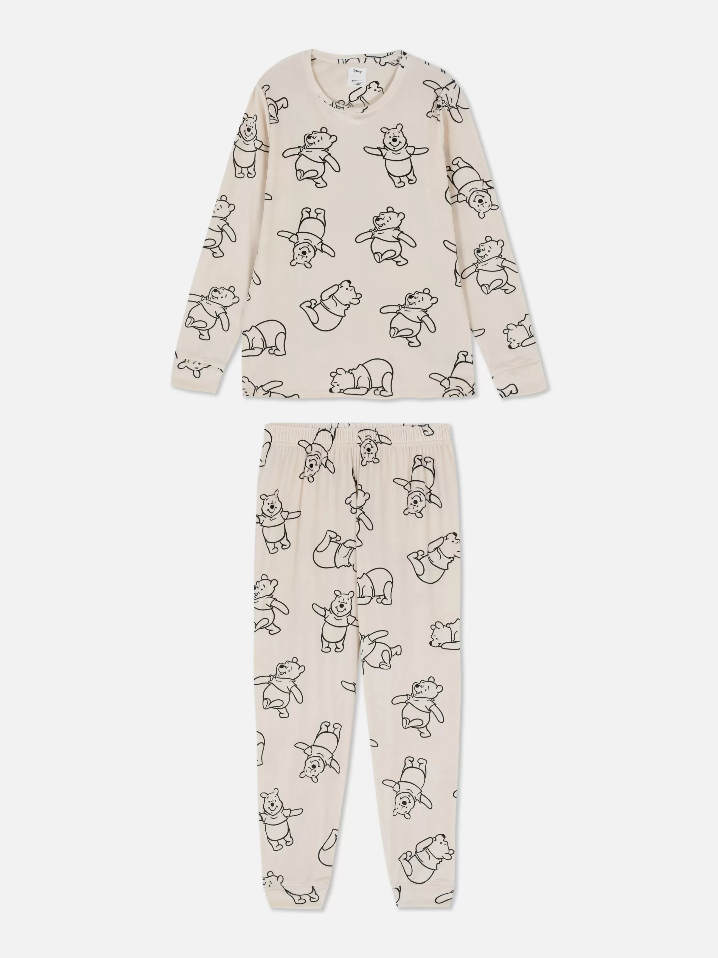 Primark Pyjamasets^Fleece Pyjama Met Lange Mouwen En Disney-personages