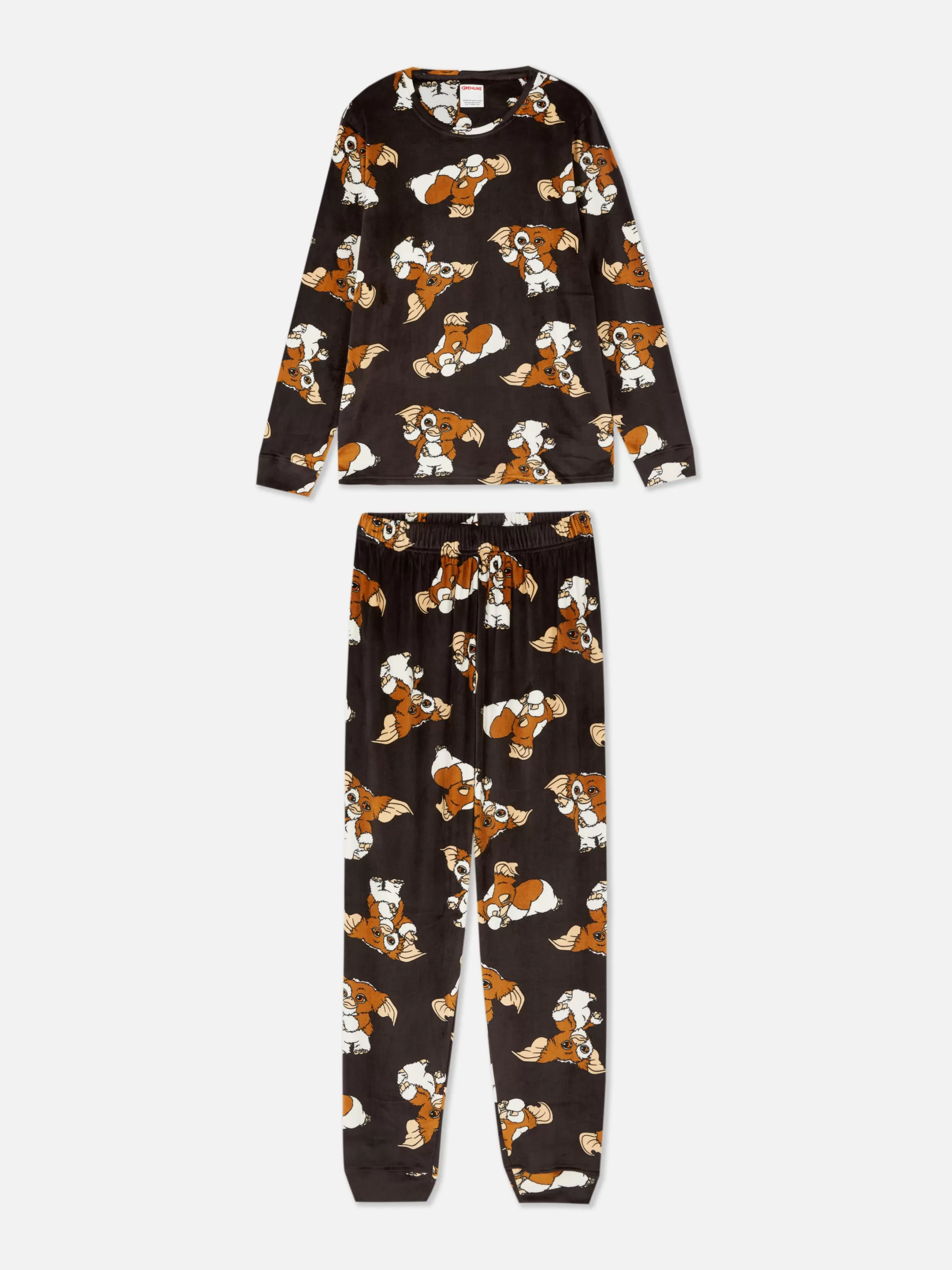 Primark Pyjamasets^Fleece Pyjama Met Lange Mouwen Warner Bros Gremlins