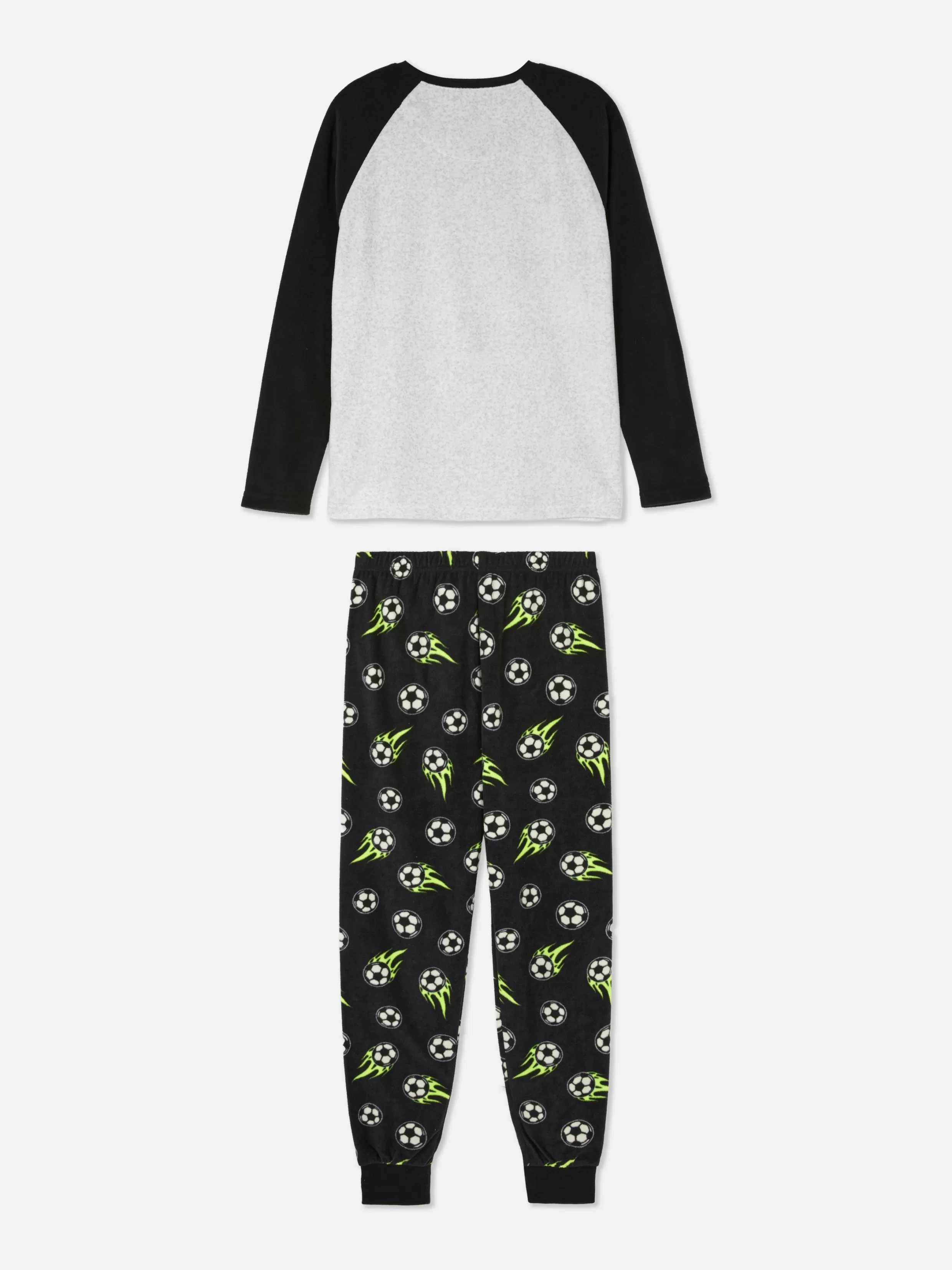 Primark Pyjama'S En Nachtkleding^Fleece Pyjama Met Voetbalprint