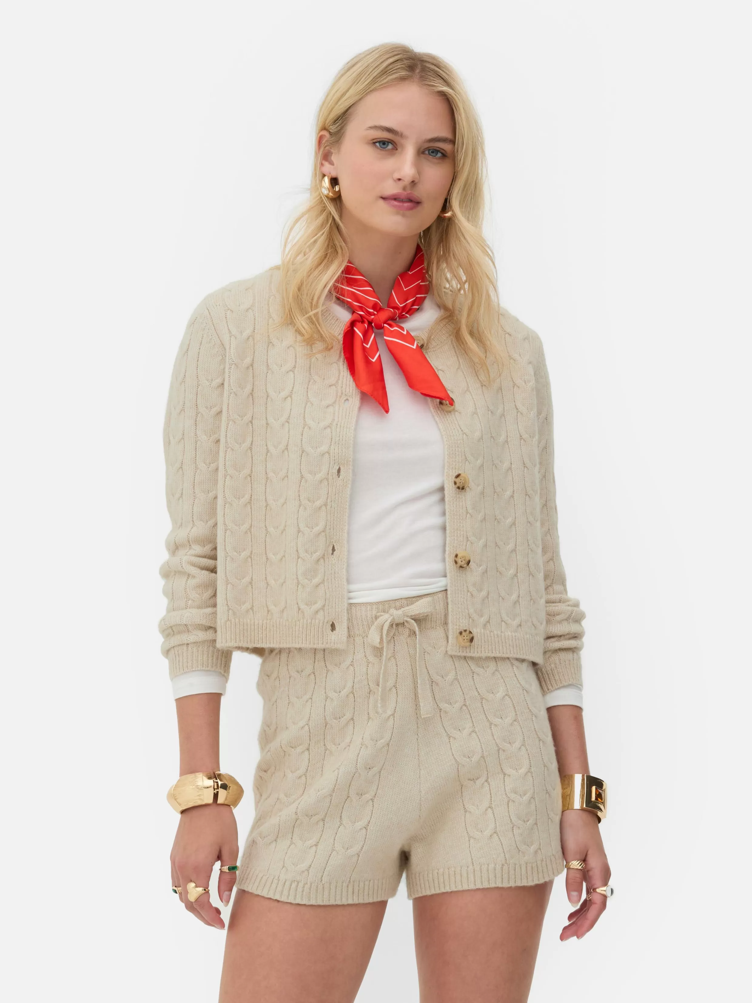 Primark Warme Winterkleding | Truien En Vesten^Gebreid Vest Met Kabels Rita Ora