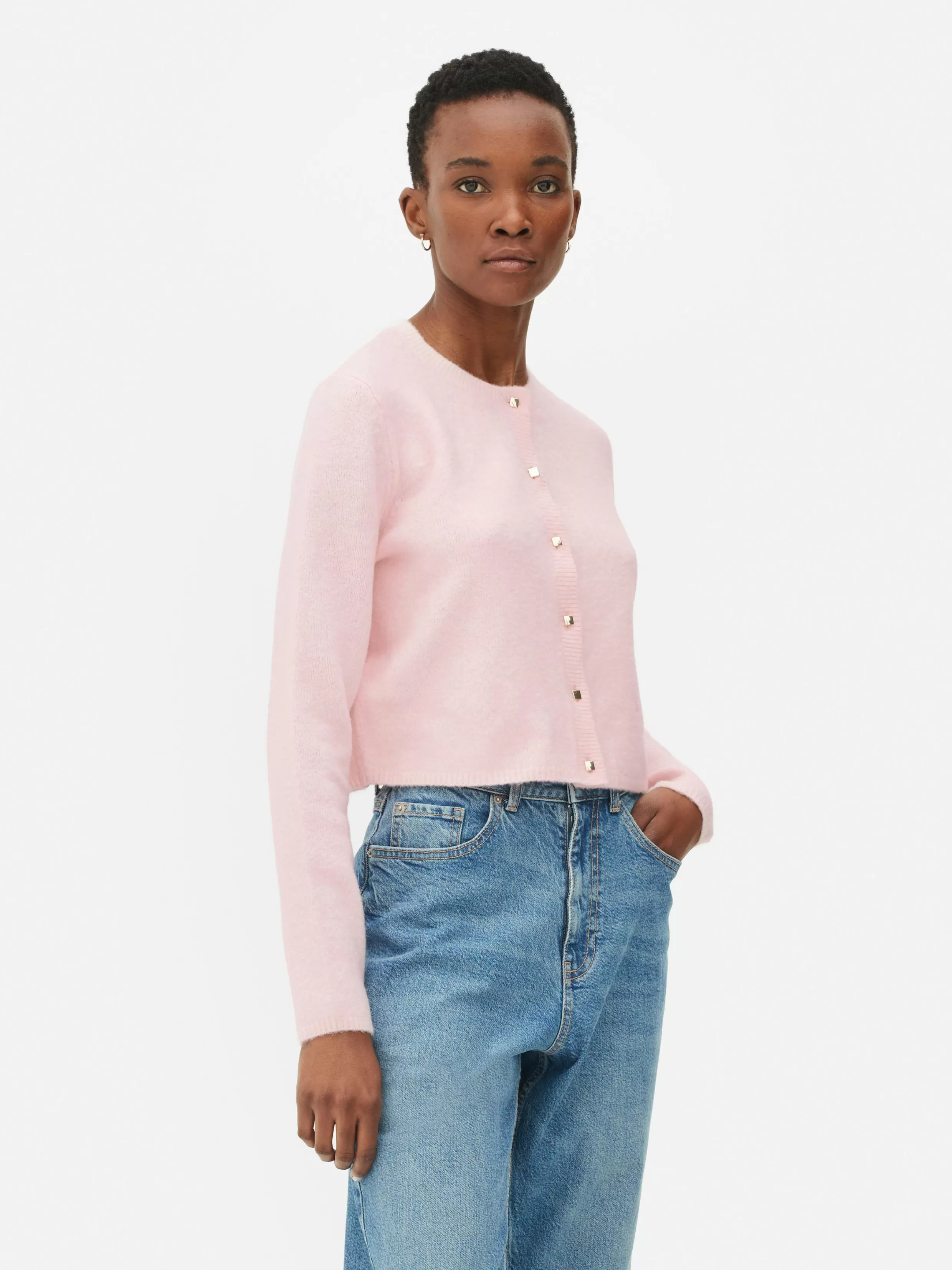 Primark Truien En Vesten^Gebreid Vest Met Knopen
