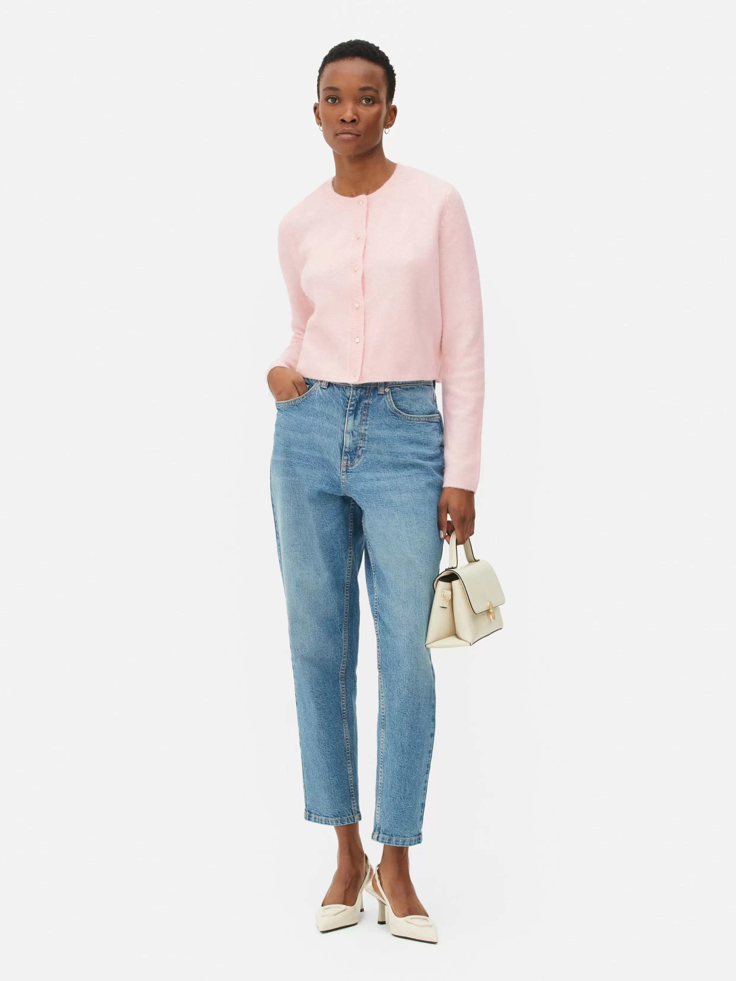 Primark Truien En Vesten^Gebreid Vest Met Knopen