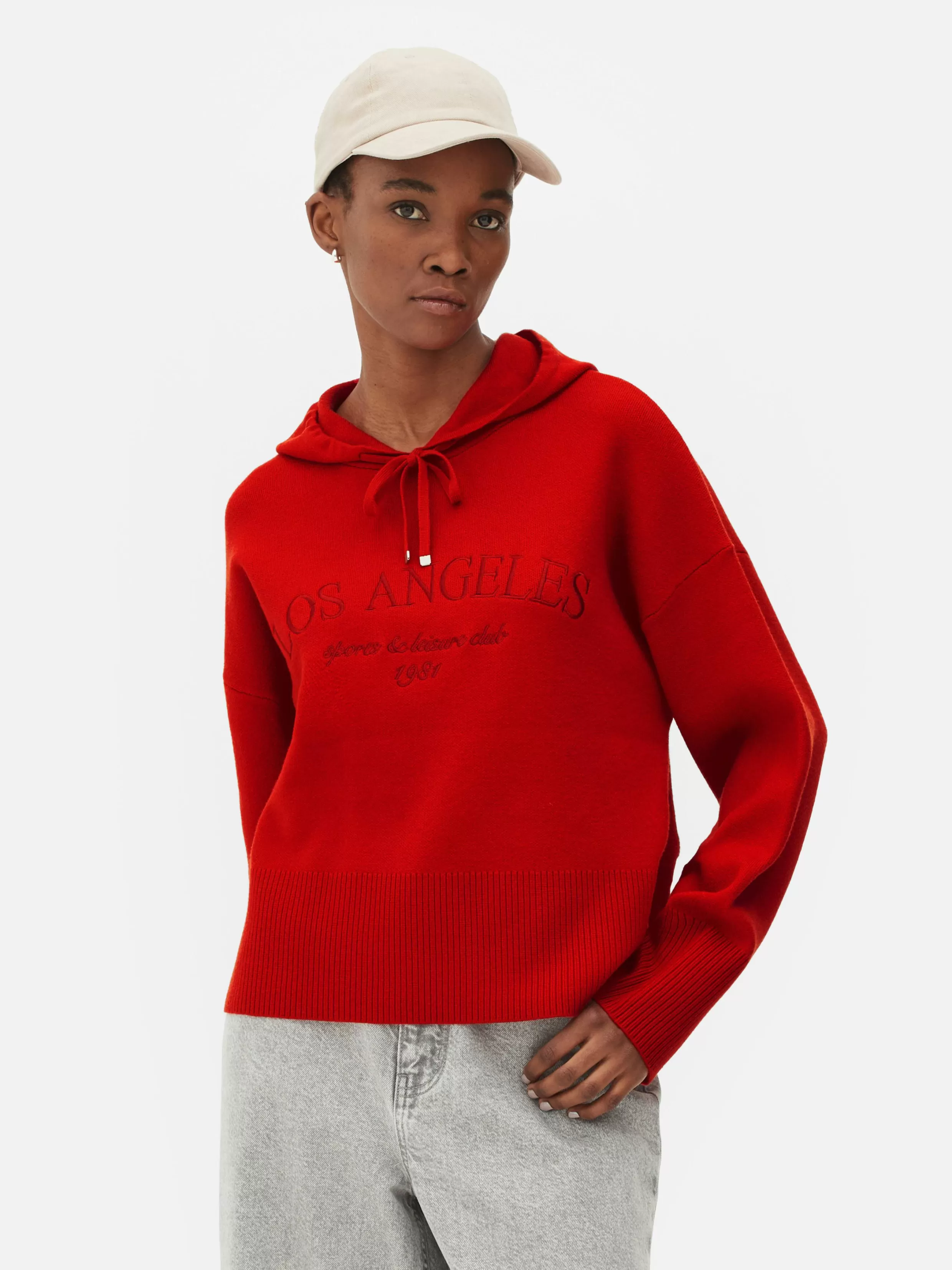 Primark Hoodies En Sweatshirts | Truien En Vesten^Gebreide Trui Met Tekst En Capuchon