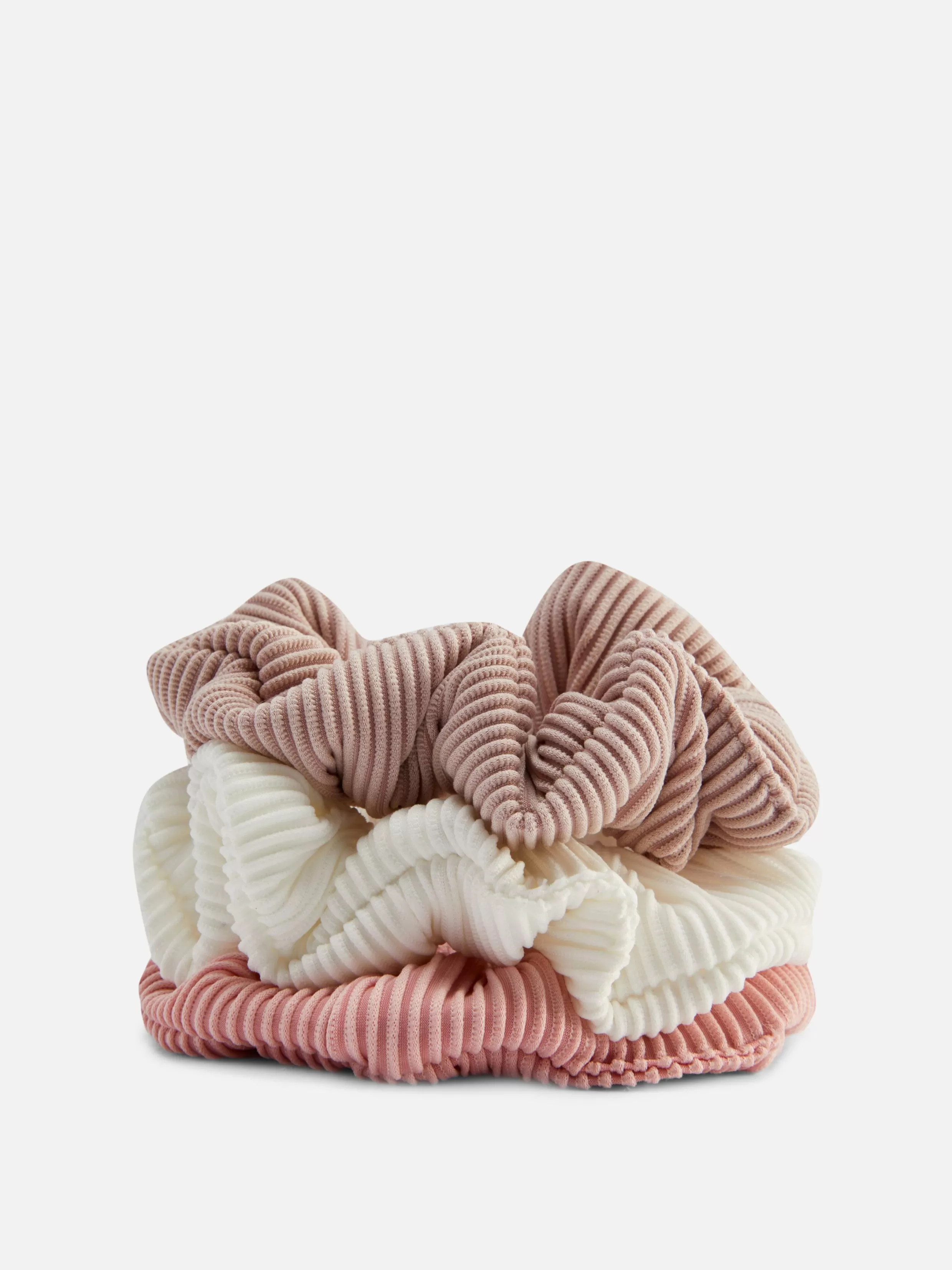 Primark Haaraccessoires^Geribbelde Scrunchies, Set Van 3