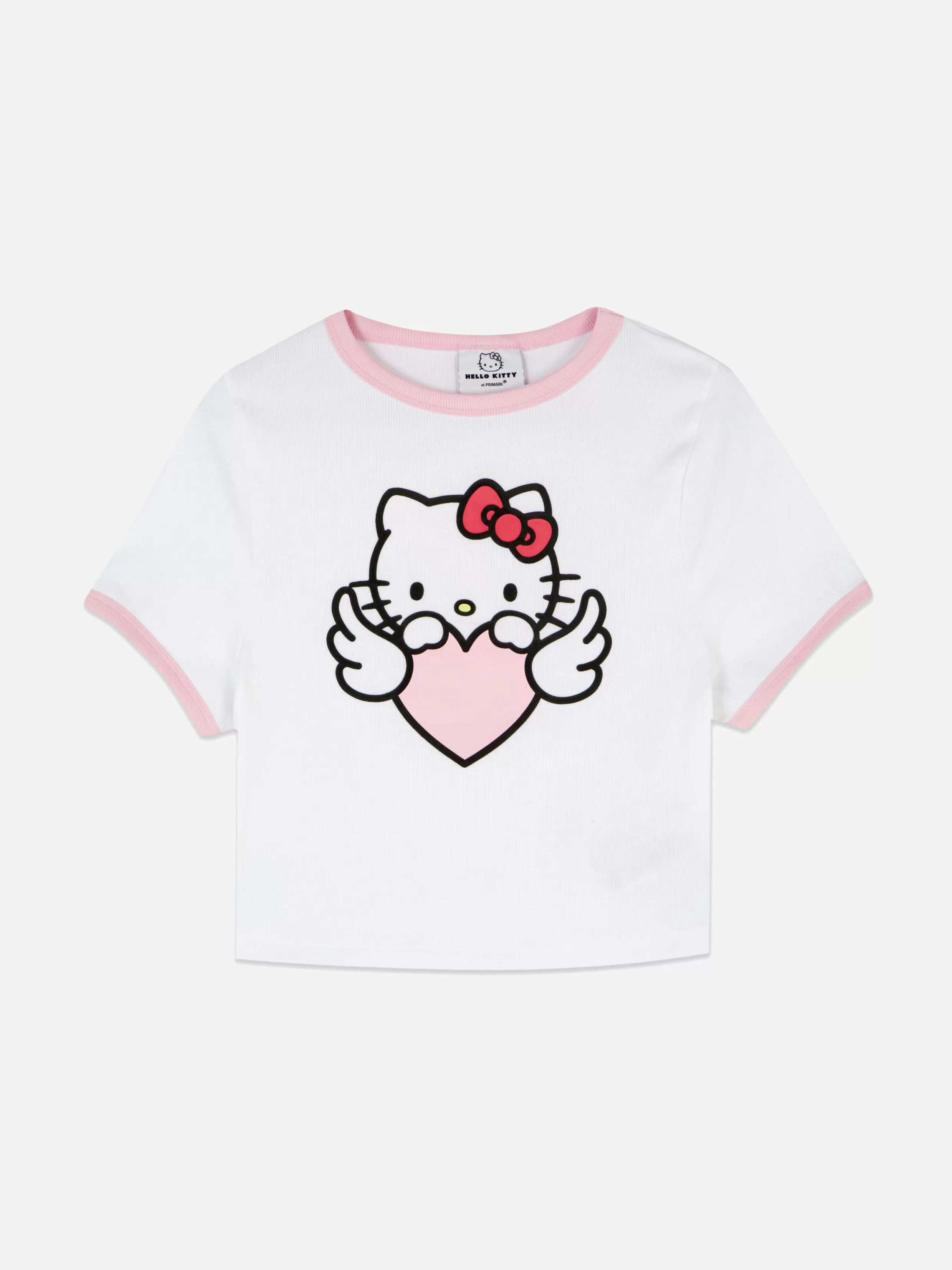 Primark Pyjamatops^Geribd Pyjamashirt Met Korte Mouwen Hello Kitty