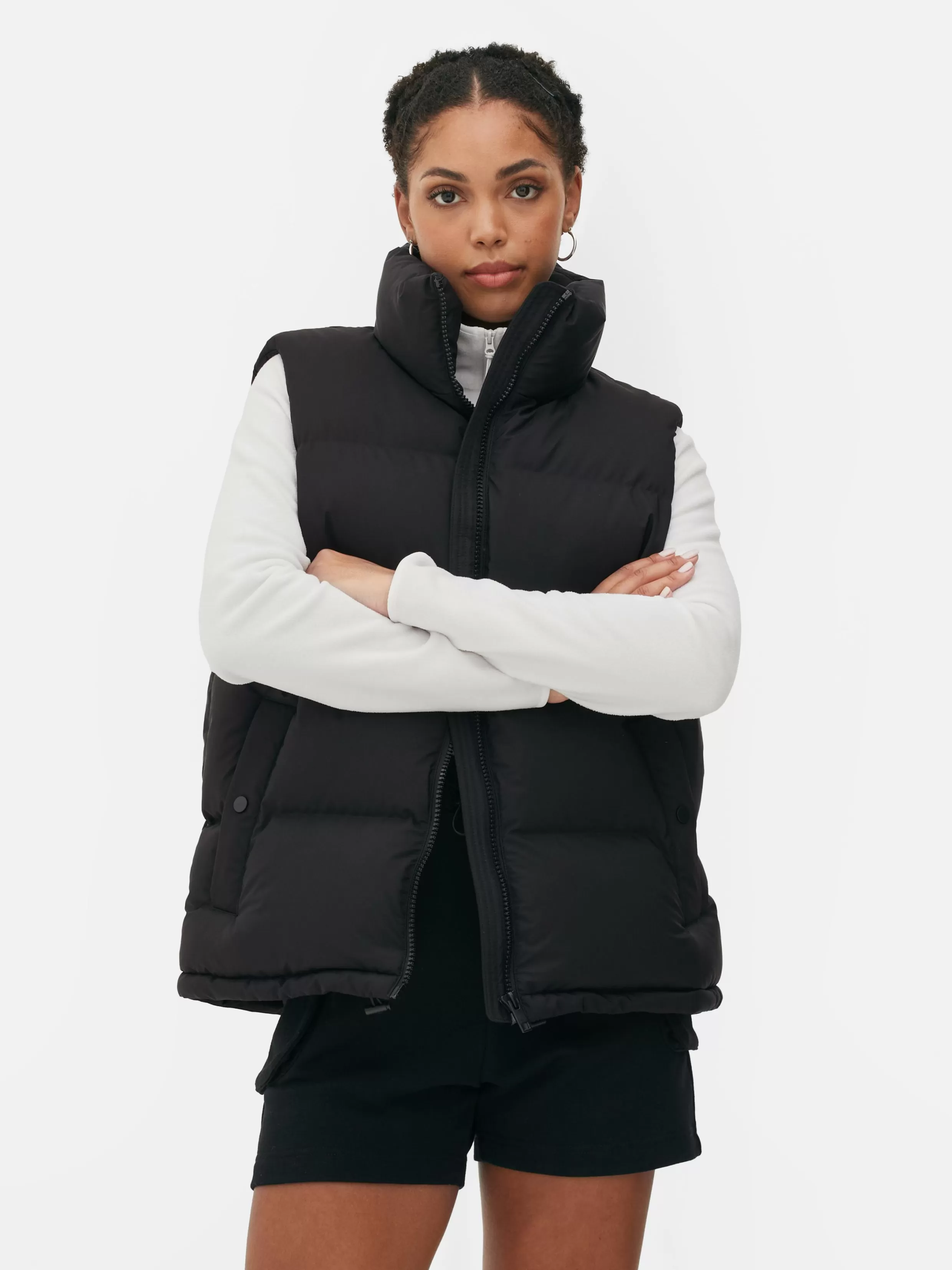 Primark Jassen En Jacks^Gewatteerde Bodywarmer Met Opstaande Kraag