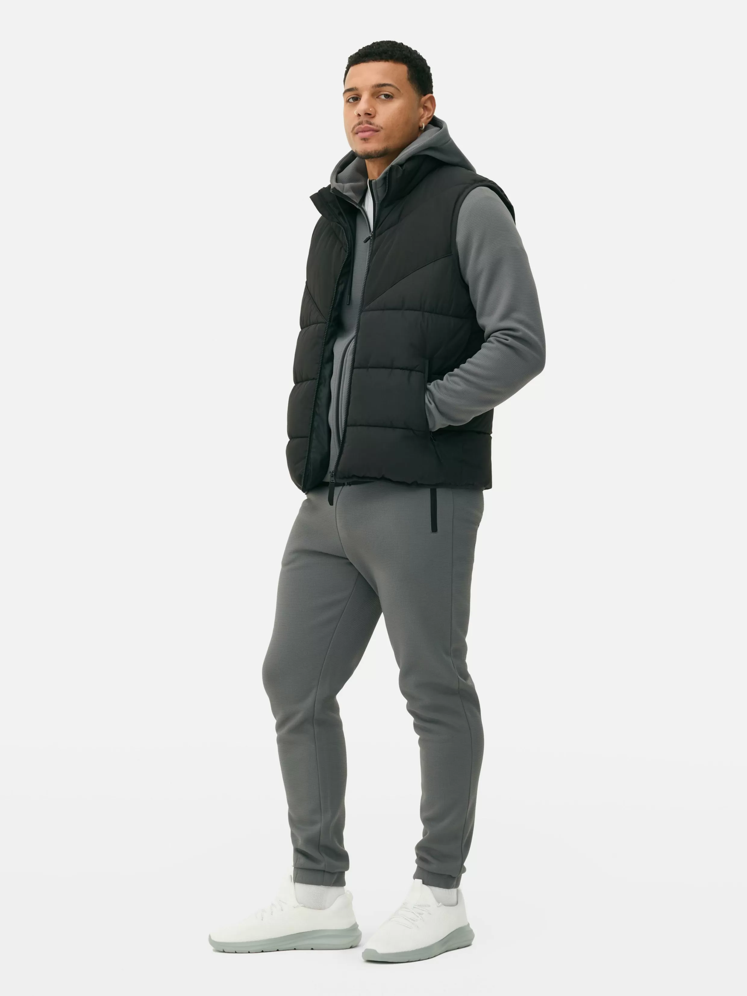 Primark Jassen En Jacks^Gewatteerde Bodywarmer Met Zigzagstrepen