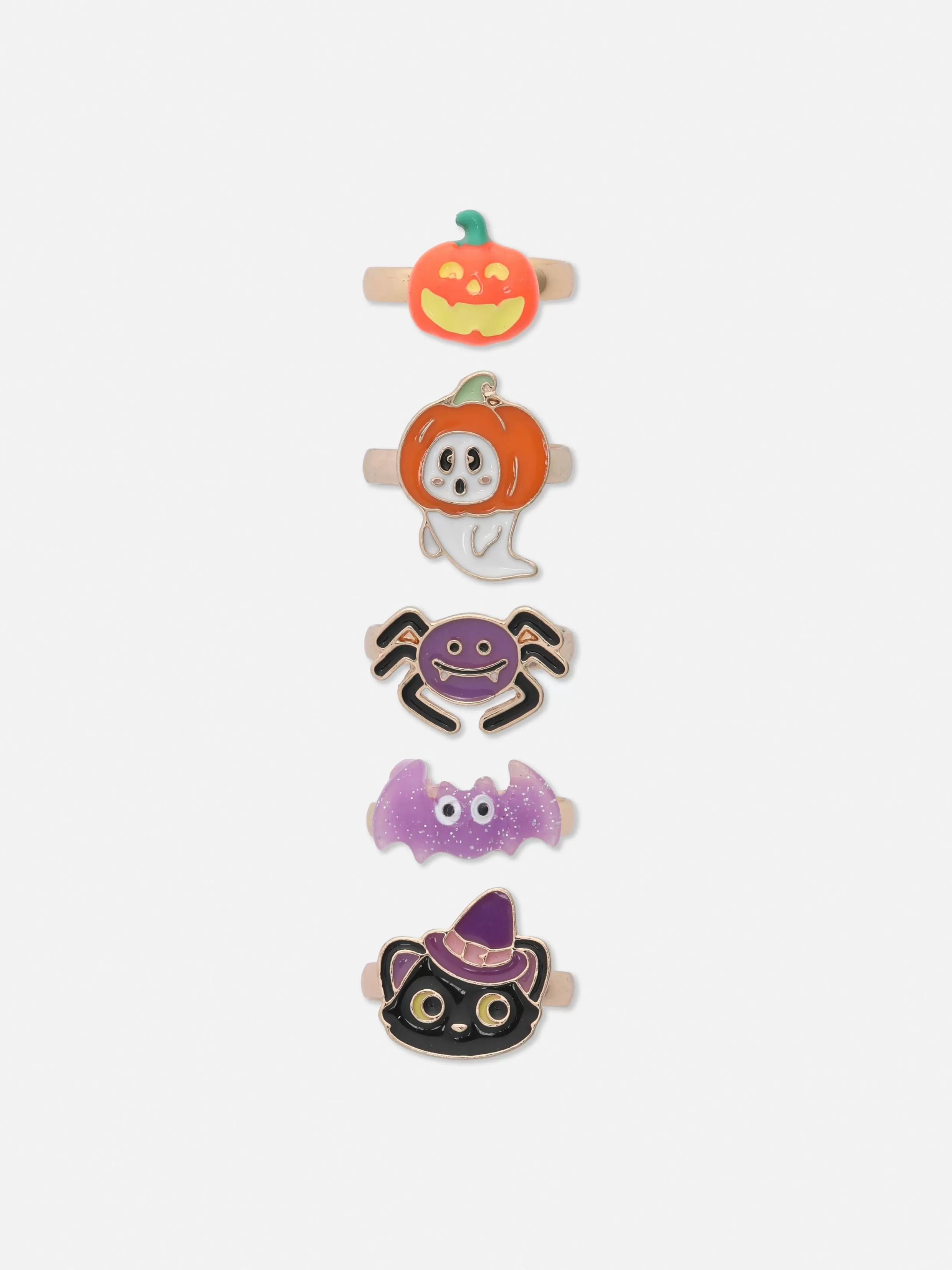 Primark Sieraden^Glow In The Dark Halloween-ringen, Set Van 5