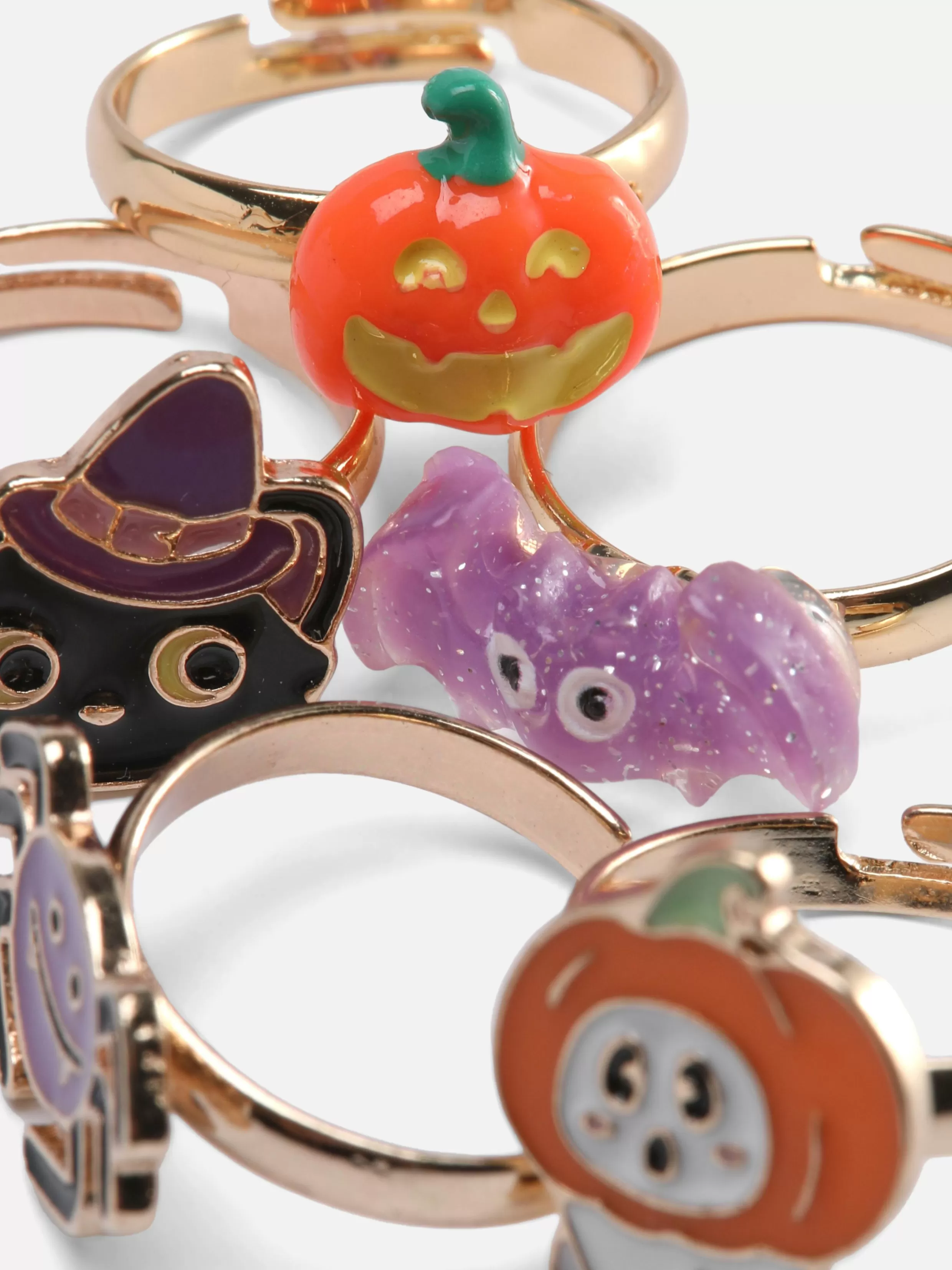 Primark Sieraden^Glow In The Dark Halloween-ringen, Set Van 5