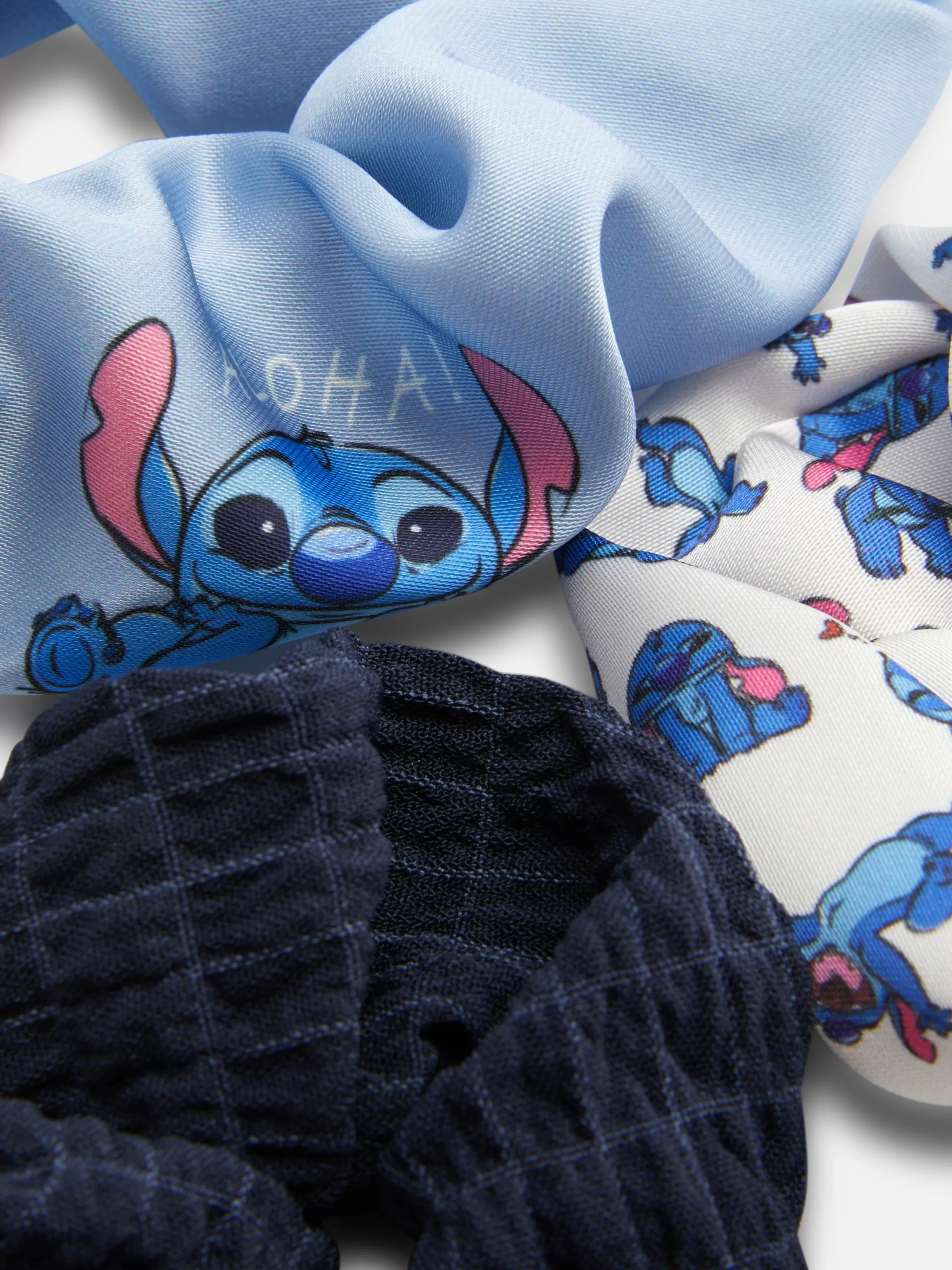 Primark Haaraccessoires^Haar Scrunchies Disney's Stitch, Set Van 3