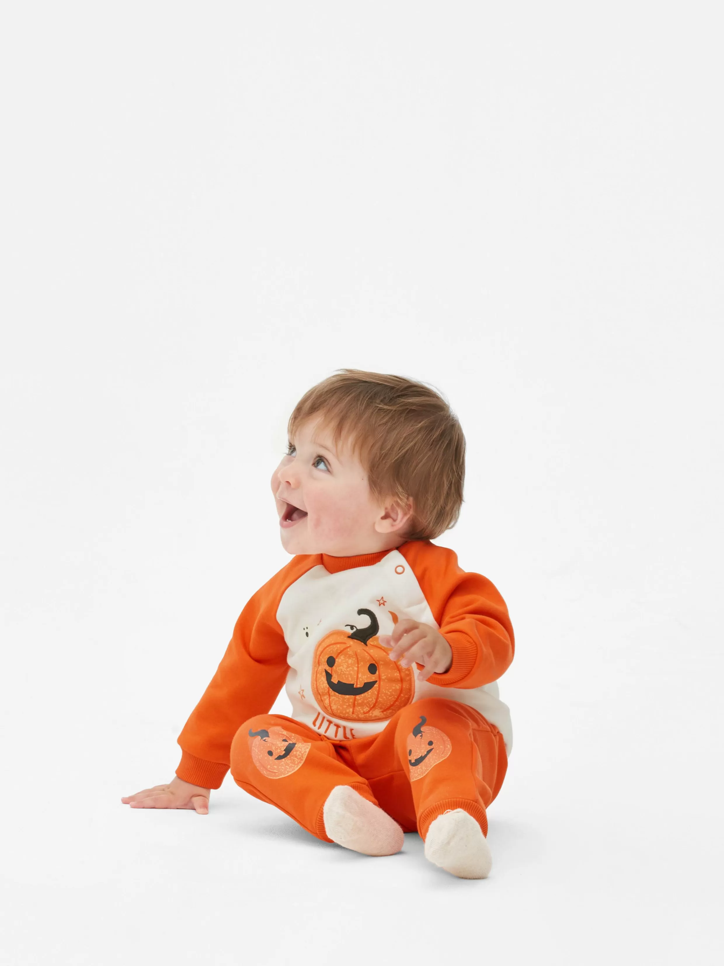 Primark Sets En Outfits^Halloween-sweatshirt Met Pompoen En Joggingbroek