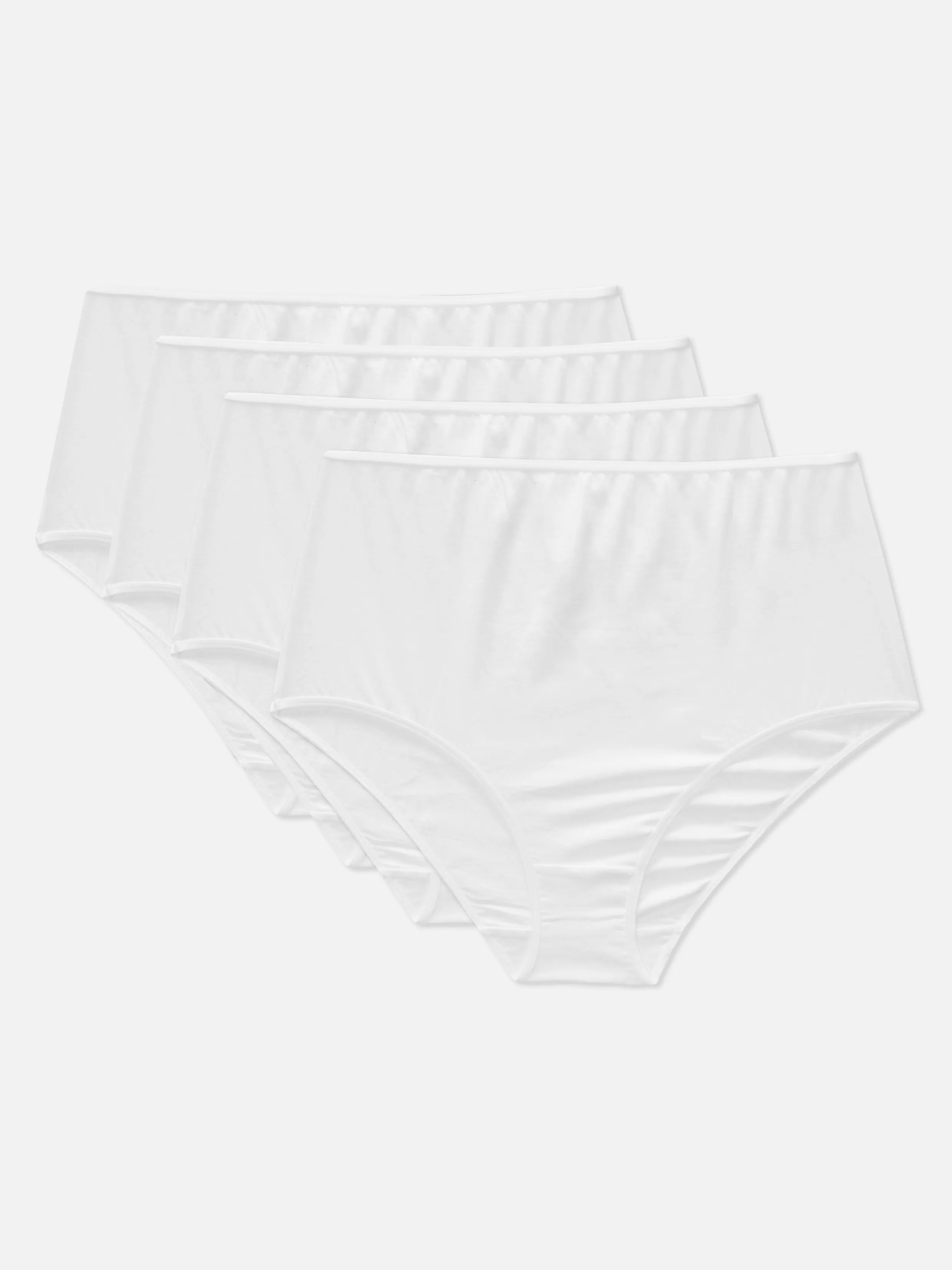 Primark Ondergoed^Hoge Katoenen Slips, Set Van 4