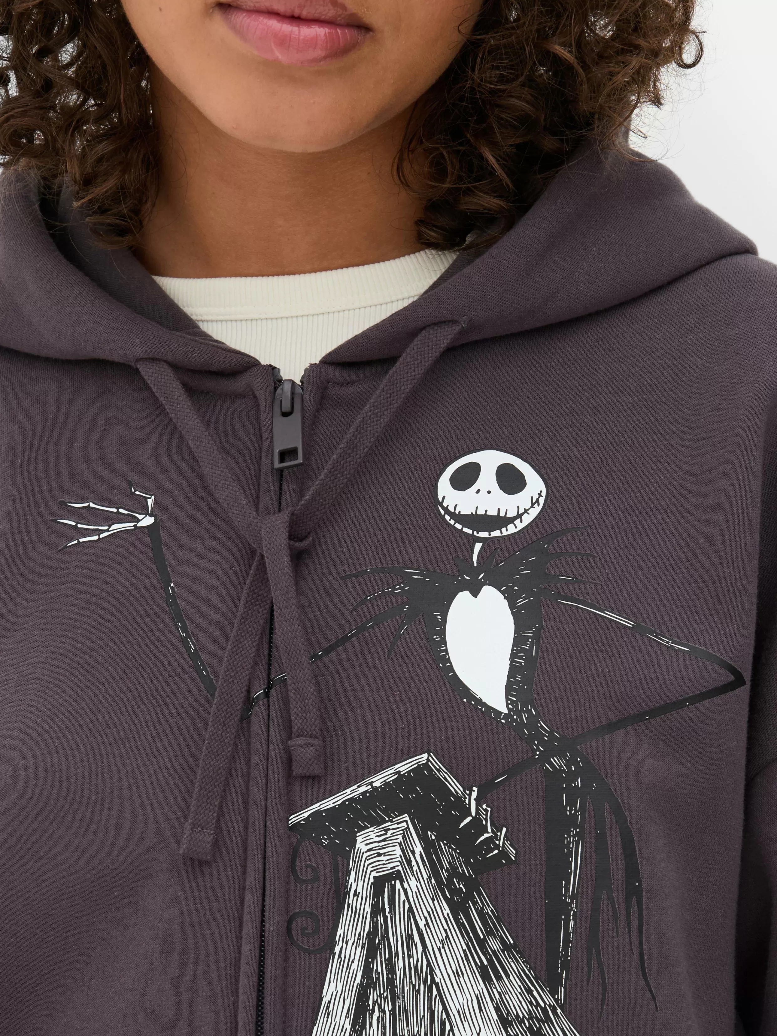 Primark Hoodies En Sweatshirts^Hoodie Met Lange Rits Disney Tim Burton's The Nightmare Before Christmas