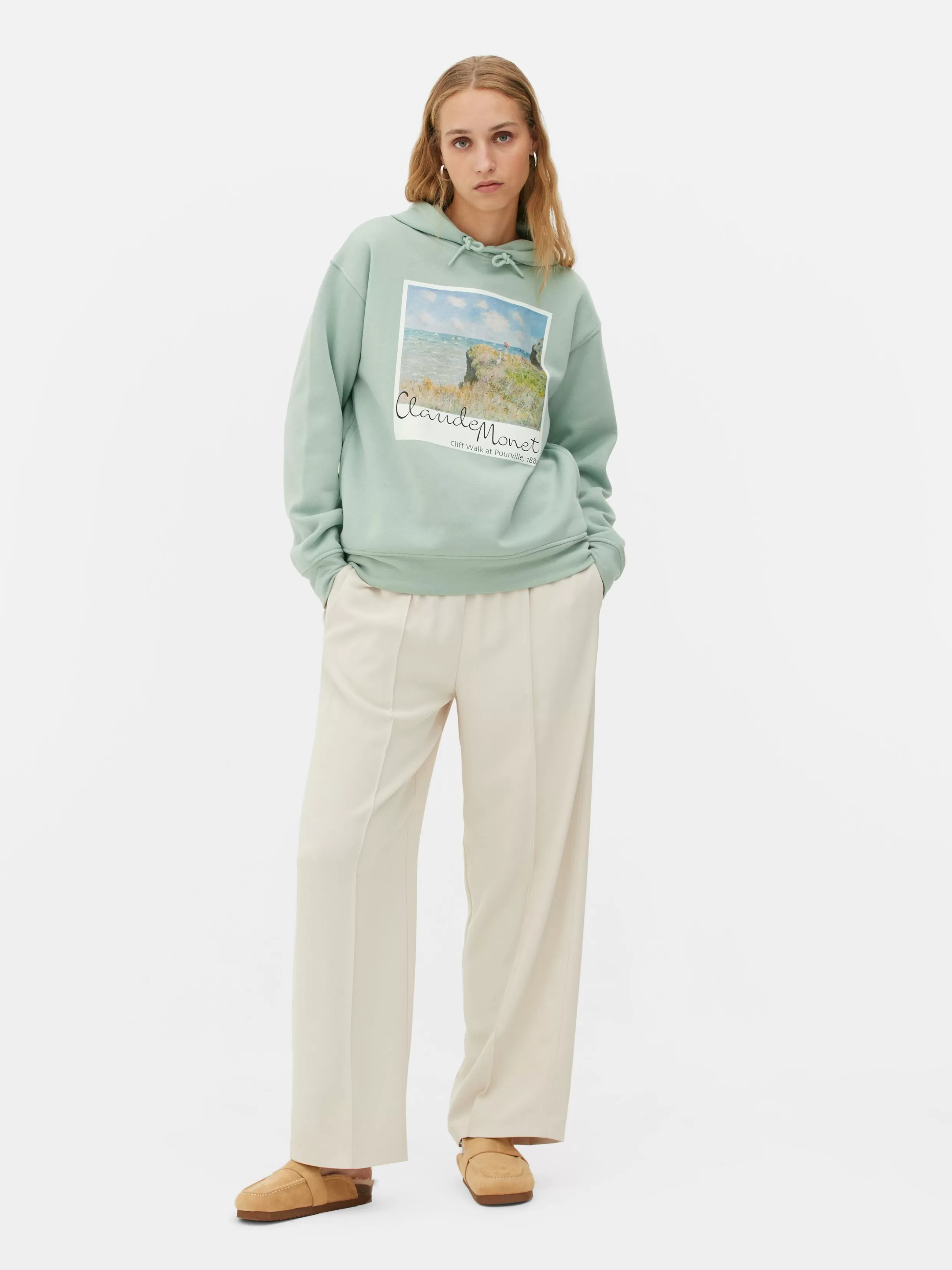 Primark Hoodies En Sweatshirts | T-Shirts En Sweatshirts Met Print^Hoodie Met Polaroid Claude Monet