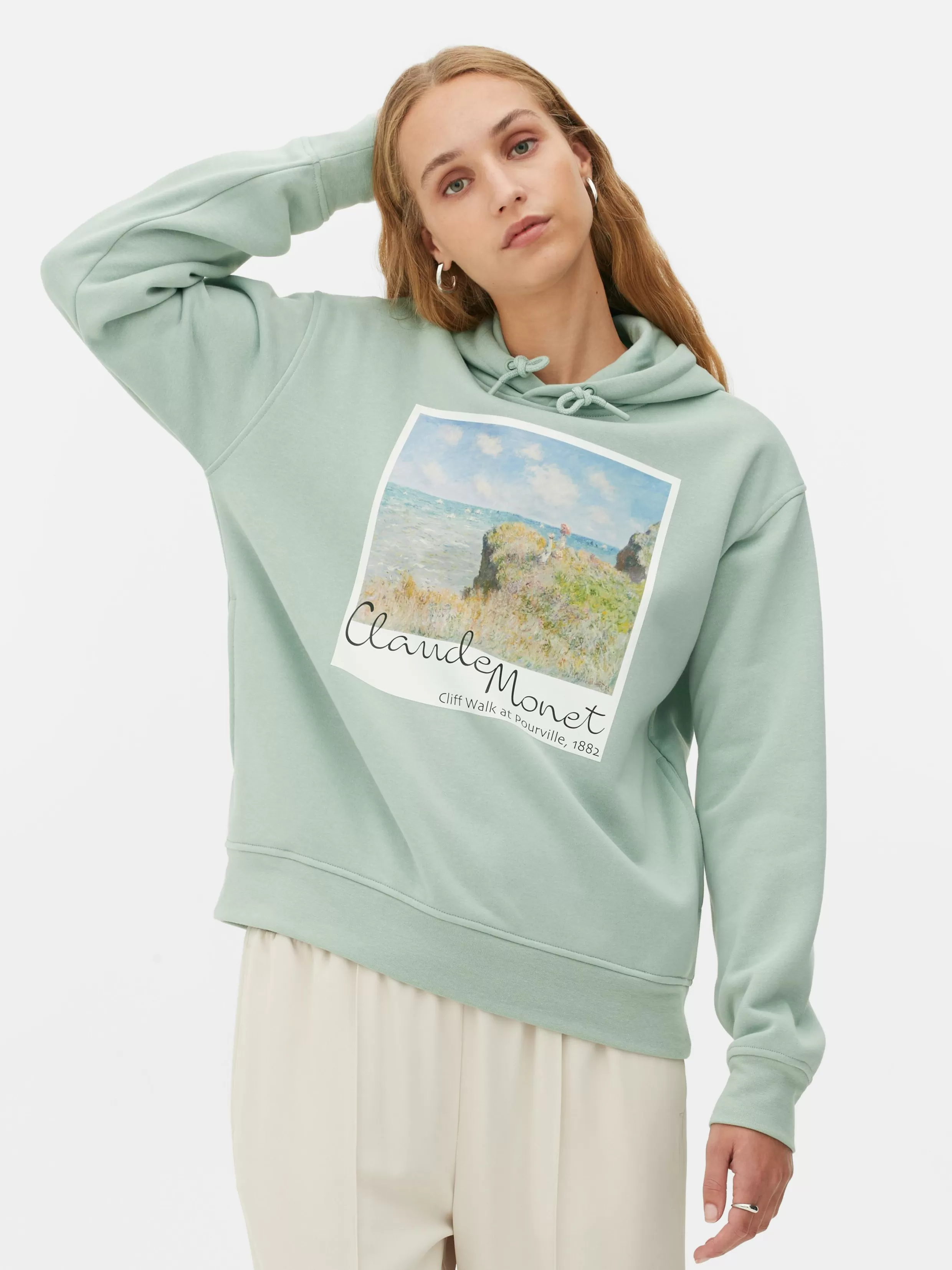 Primark Hoodies En Sweatshirts | T-Shirts En Sweatshirts Met Print^Hoodie Met Polaroid Claude Monet