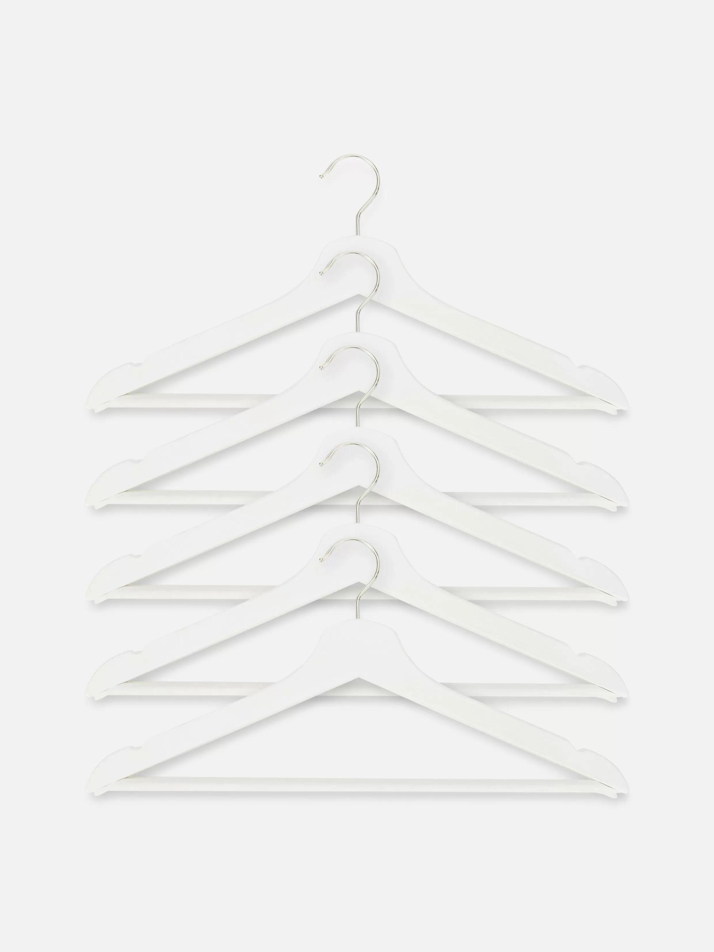 Primark Kapstokken En Kleerhangers^Houten Kledinghangers, Set Van 5