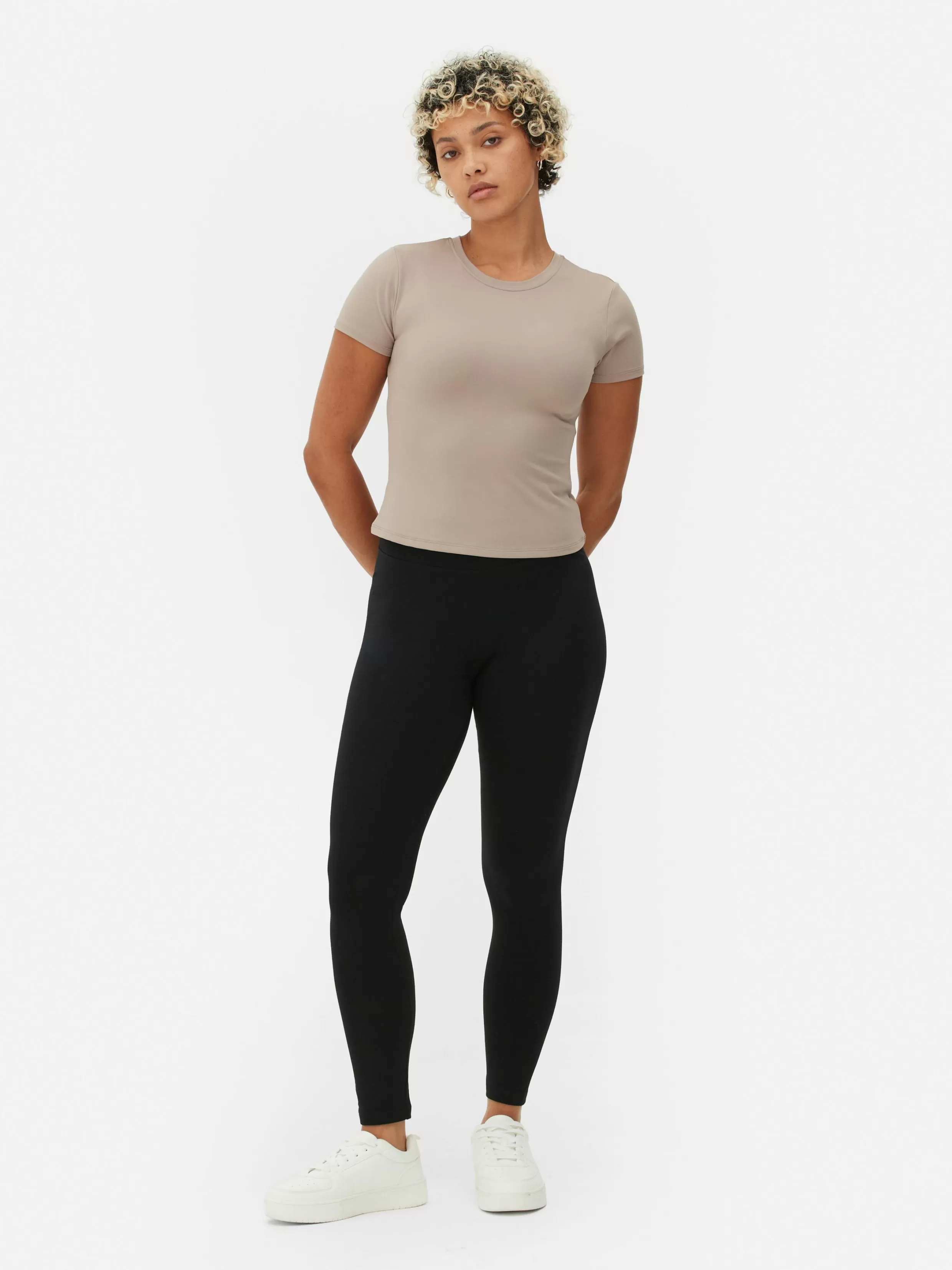 Primark Broeken En Leggings^Jersey Legging Met Hoge Taille