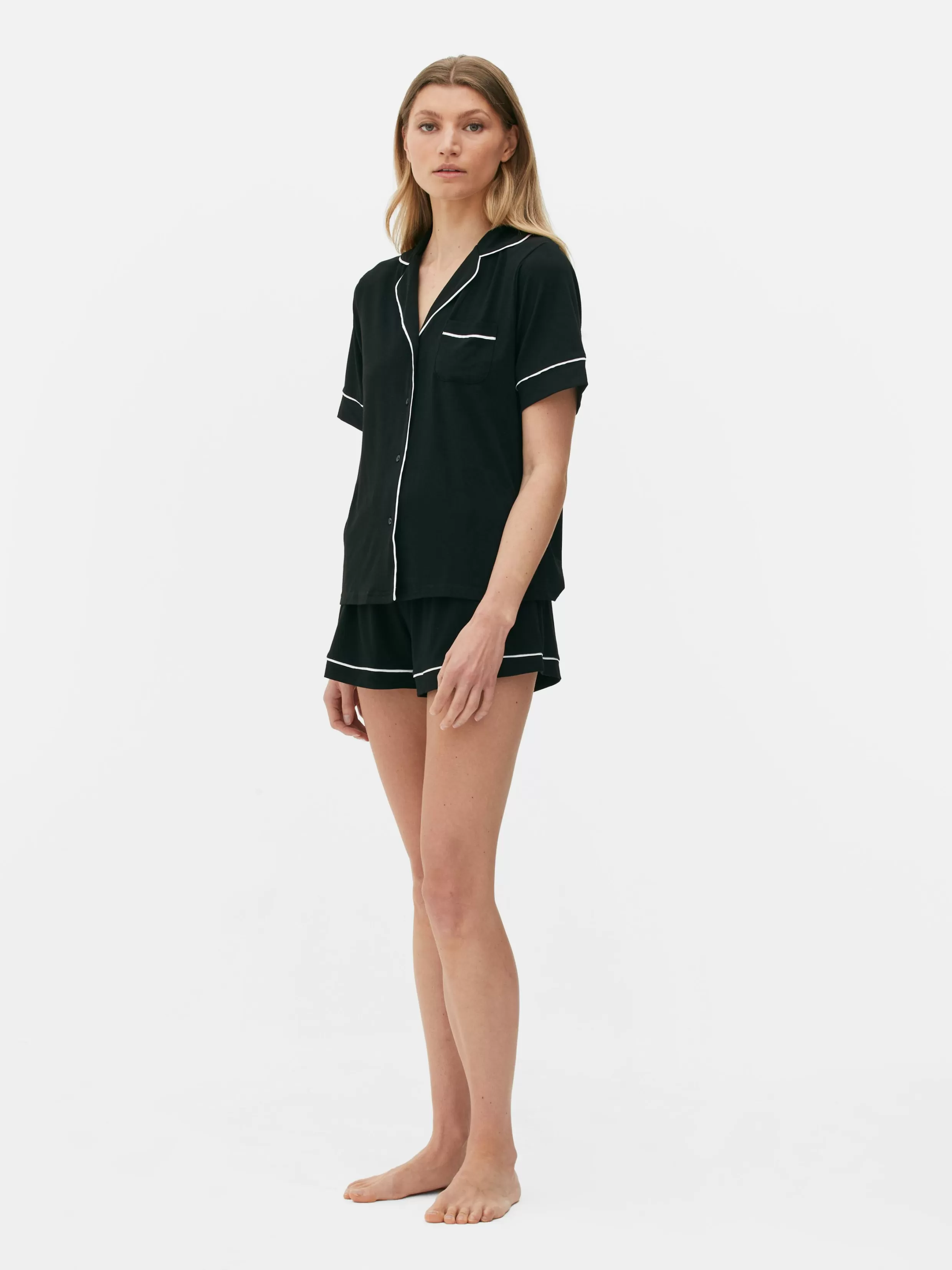 Primark Pyjamasets^Jersey-pyjama Met Korte Mouwen