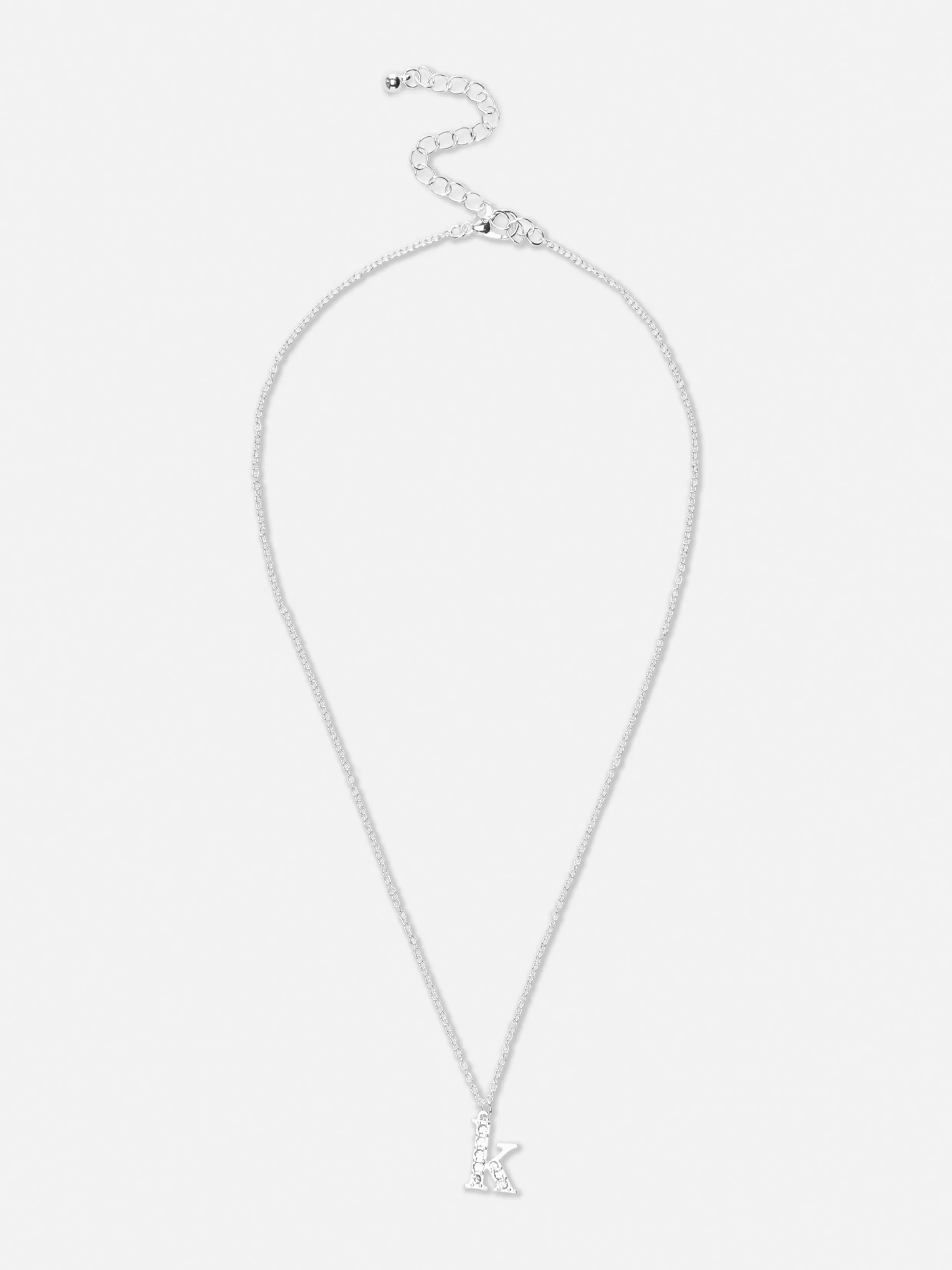 Primark Sieraden^Ketting Met Initiaalhangertje Met Stras