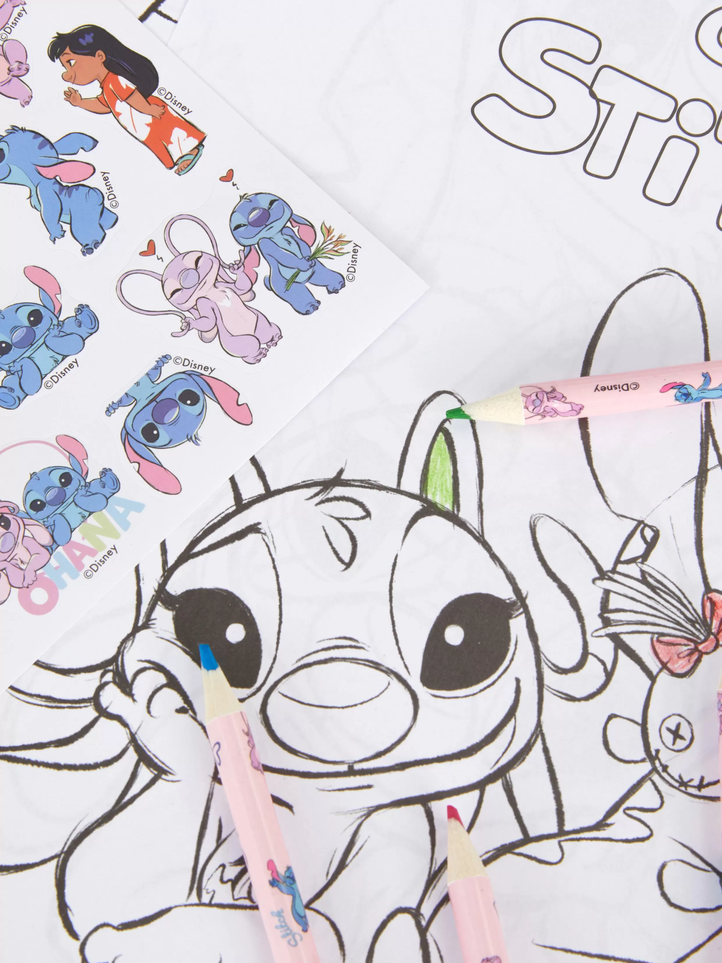 Primark Knutselen^Kleurset Disney's Stitch En Angel