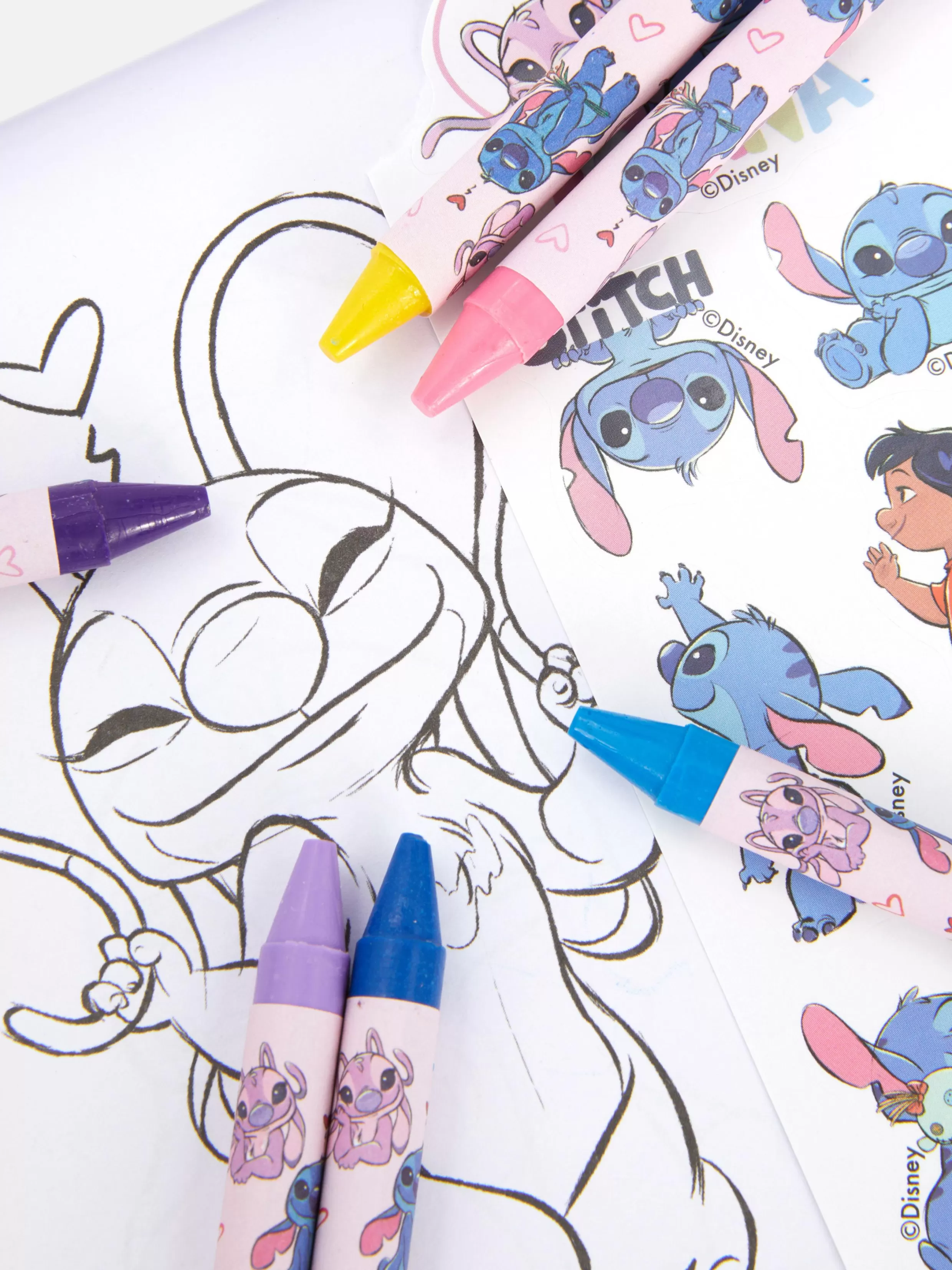 Primark Knutselen^Kleurset Voor Onderweg Disney's Stitch En Angel