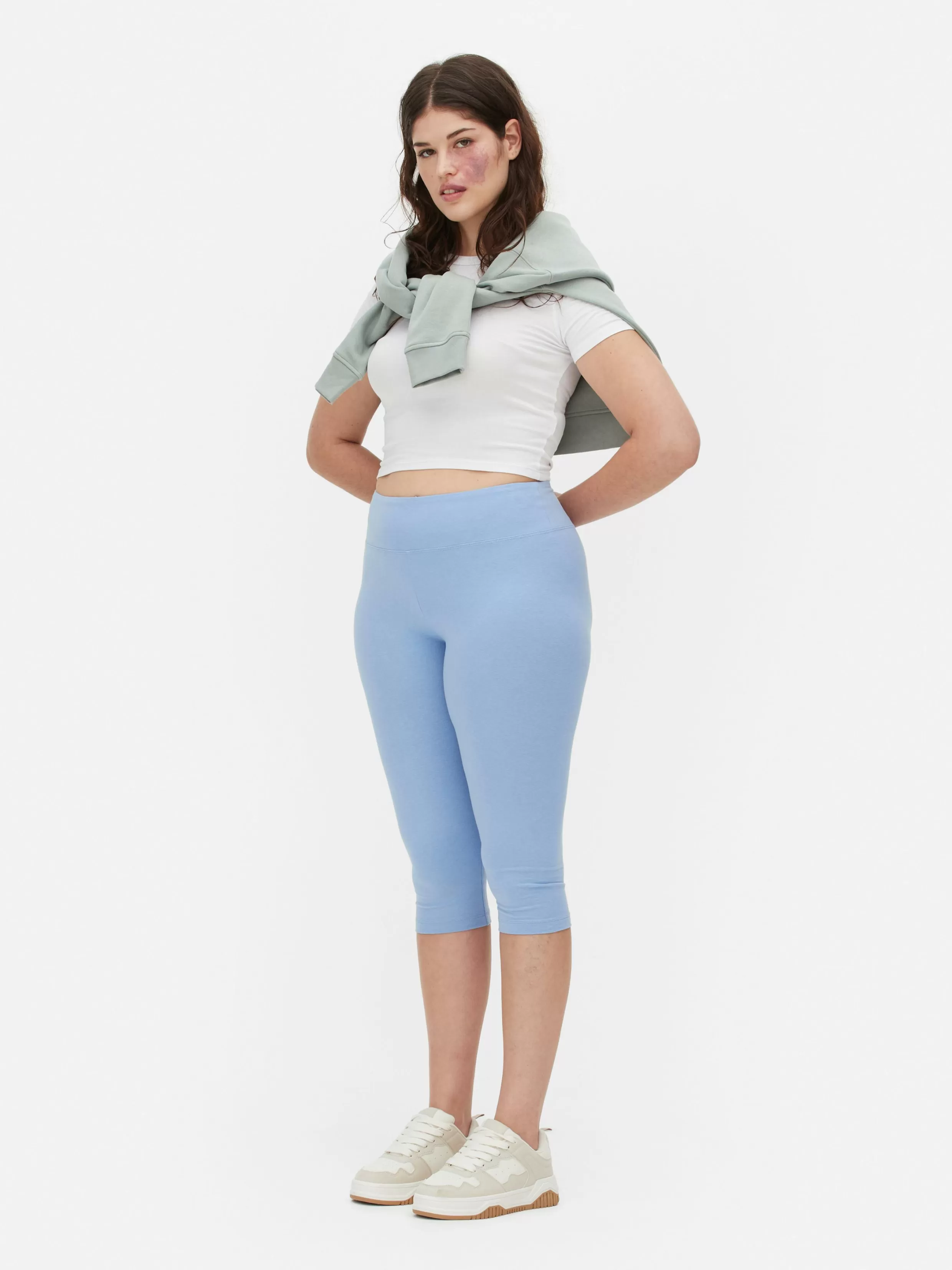 Primark Broeken En Leggings^Korte Caprilegging Met Hoge Taille