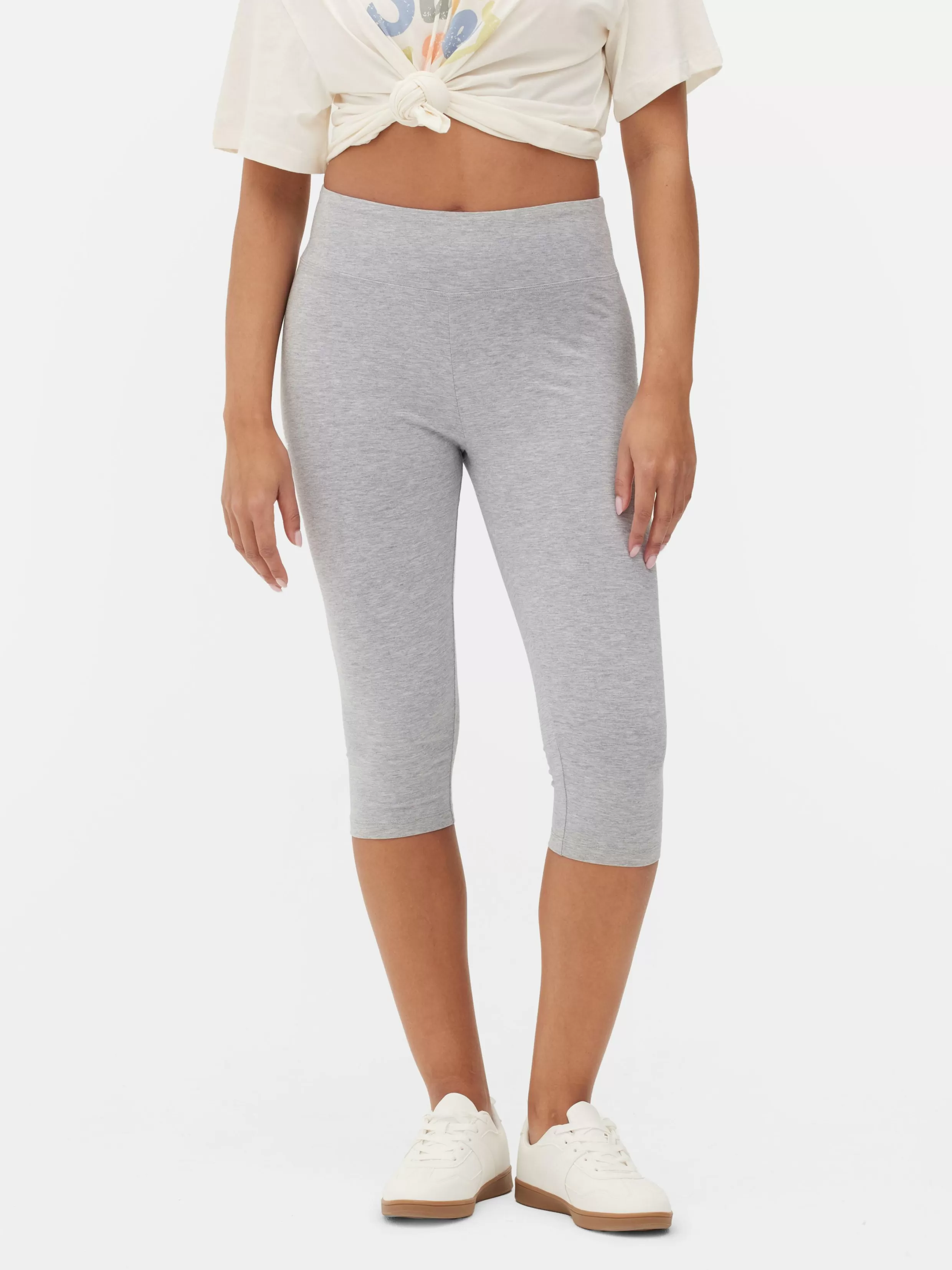 Primark Broeken En Leggings^Korte Caprilegging Met Hoge Taille