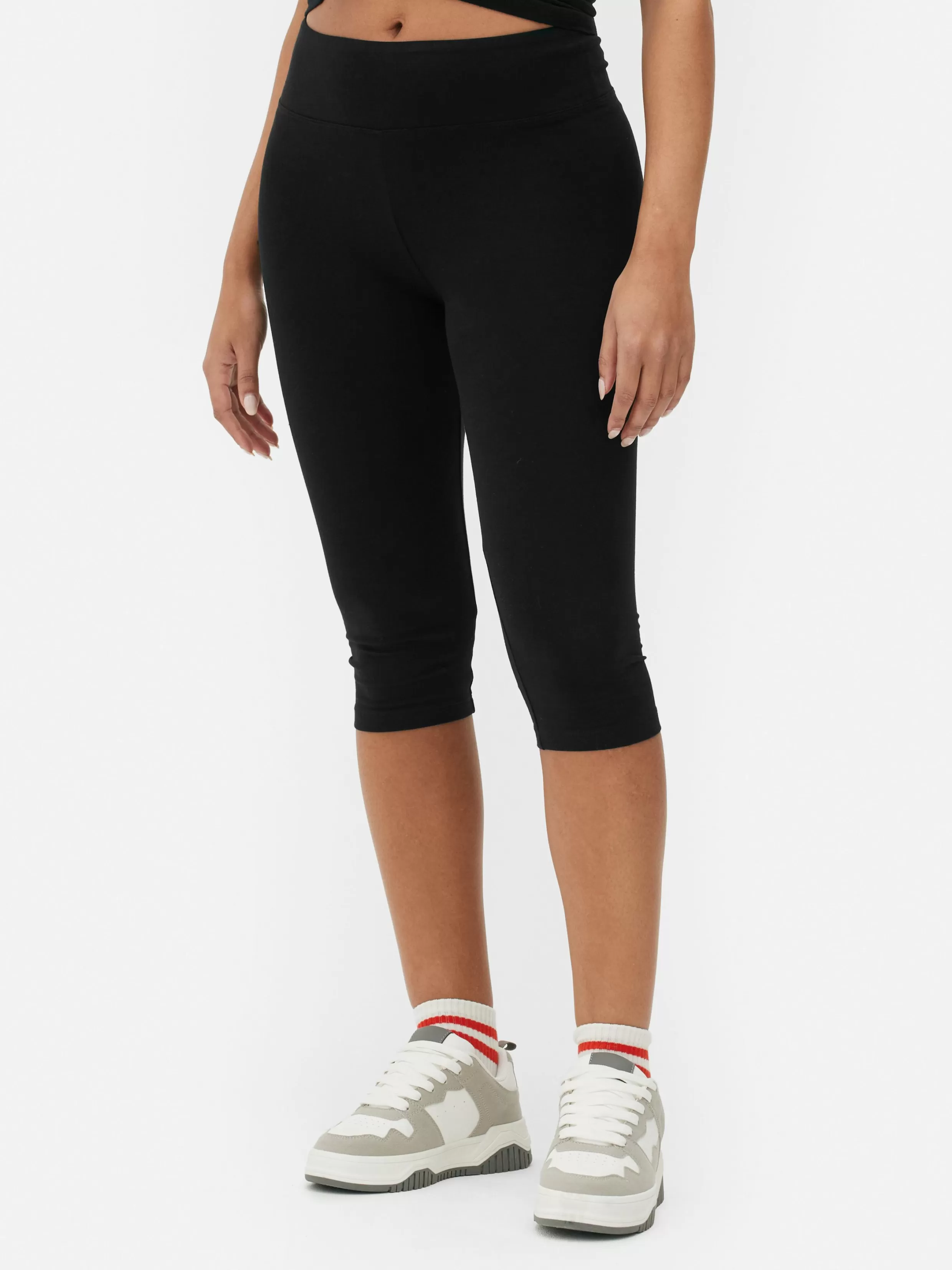 Primark Broeken En Leggings^Korte Caprilegging Met Hoge Taille