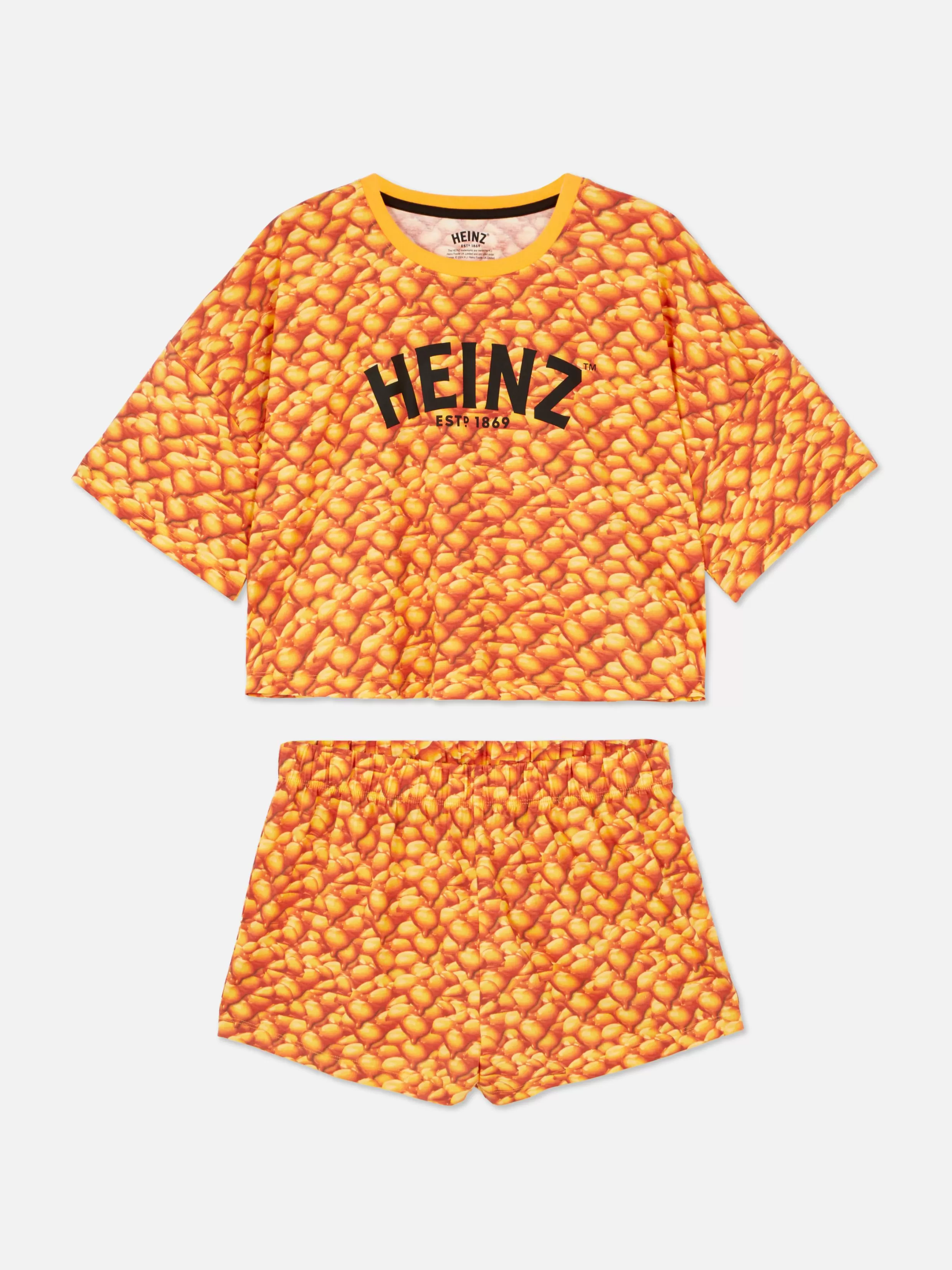 Primark Pyjamasets^Korte Pyjamaset Met Heinz Beans-print